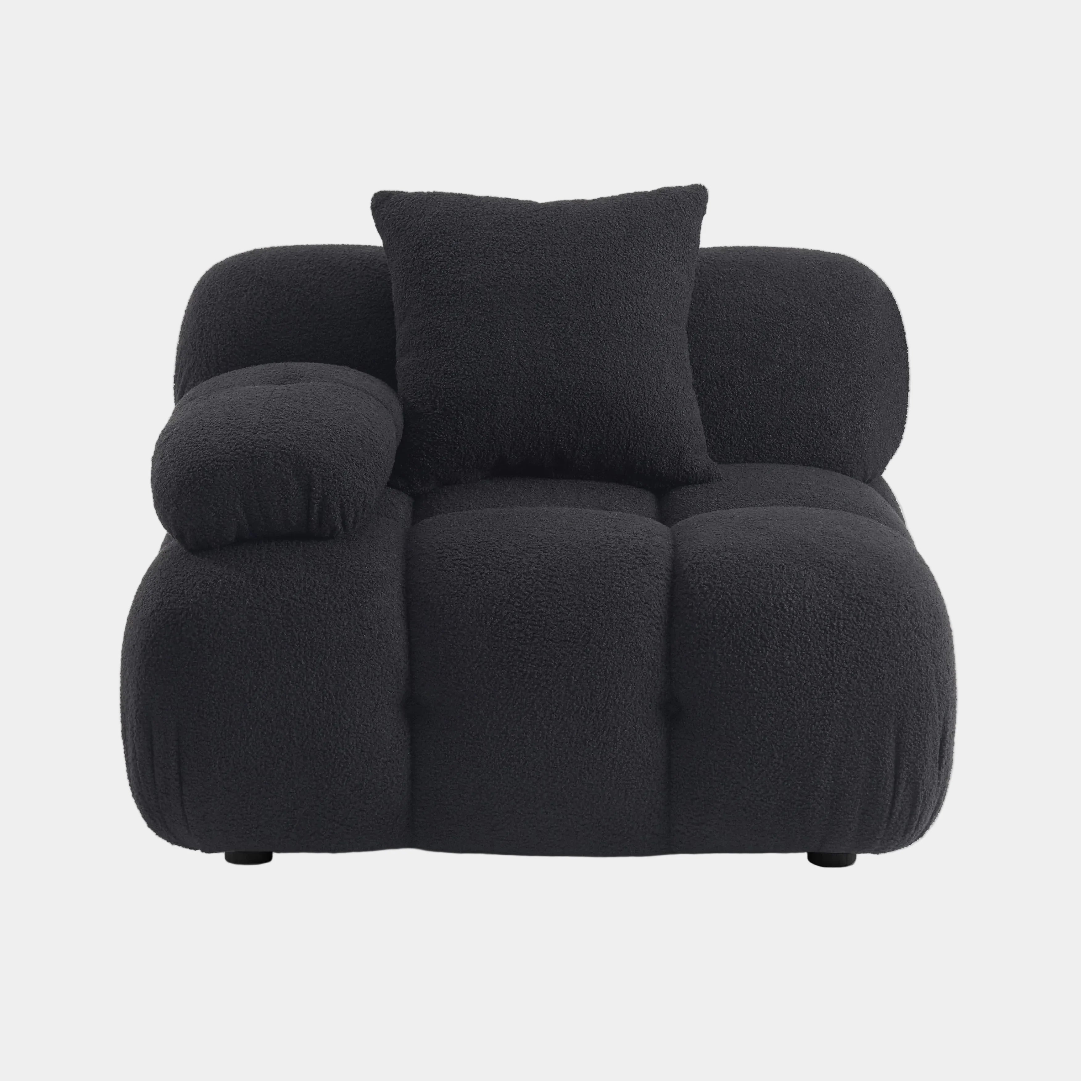 Calliope Performance Vegan Shearling Modular Corner Chair