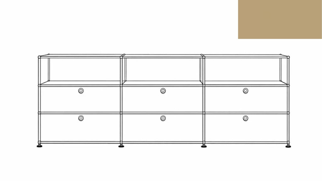 USM Haller G2AF File Credenza