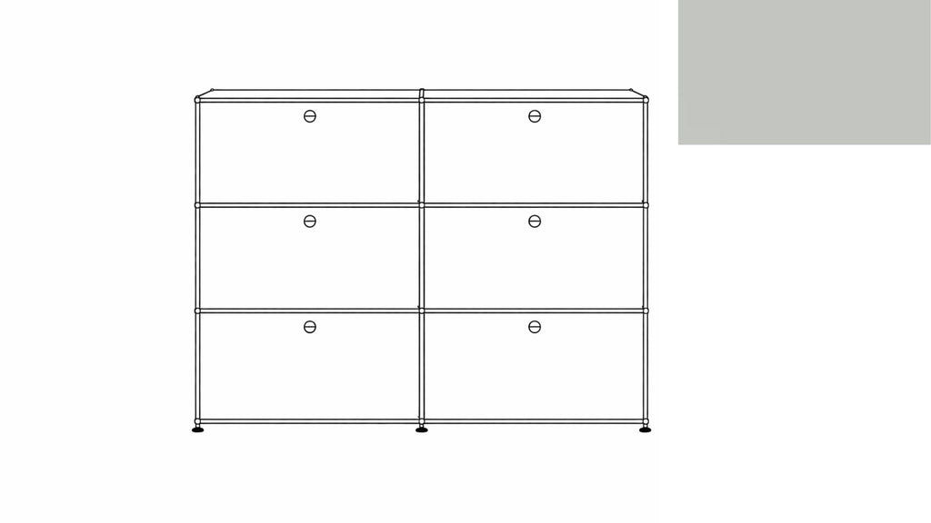 USM Haller G118F File Storage Cabinet