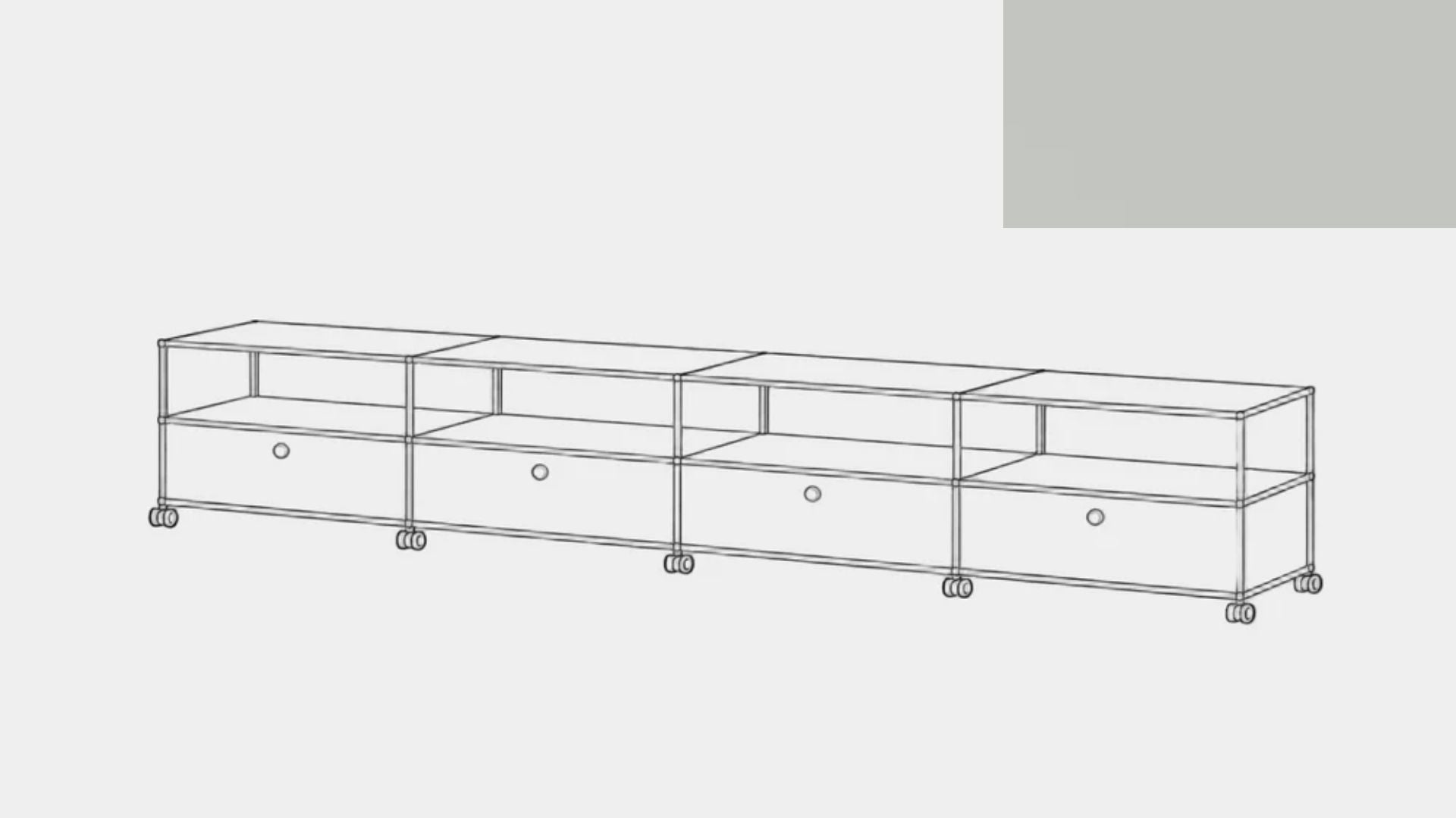 USM Haller Media Console Low Configuration