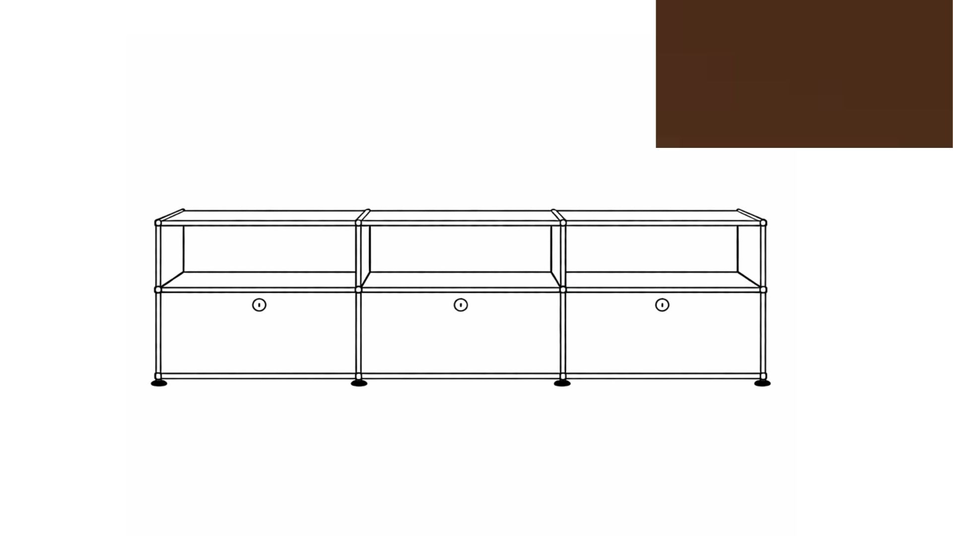 USM Haller C2AF File Credenza