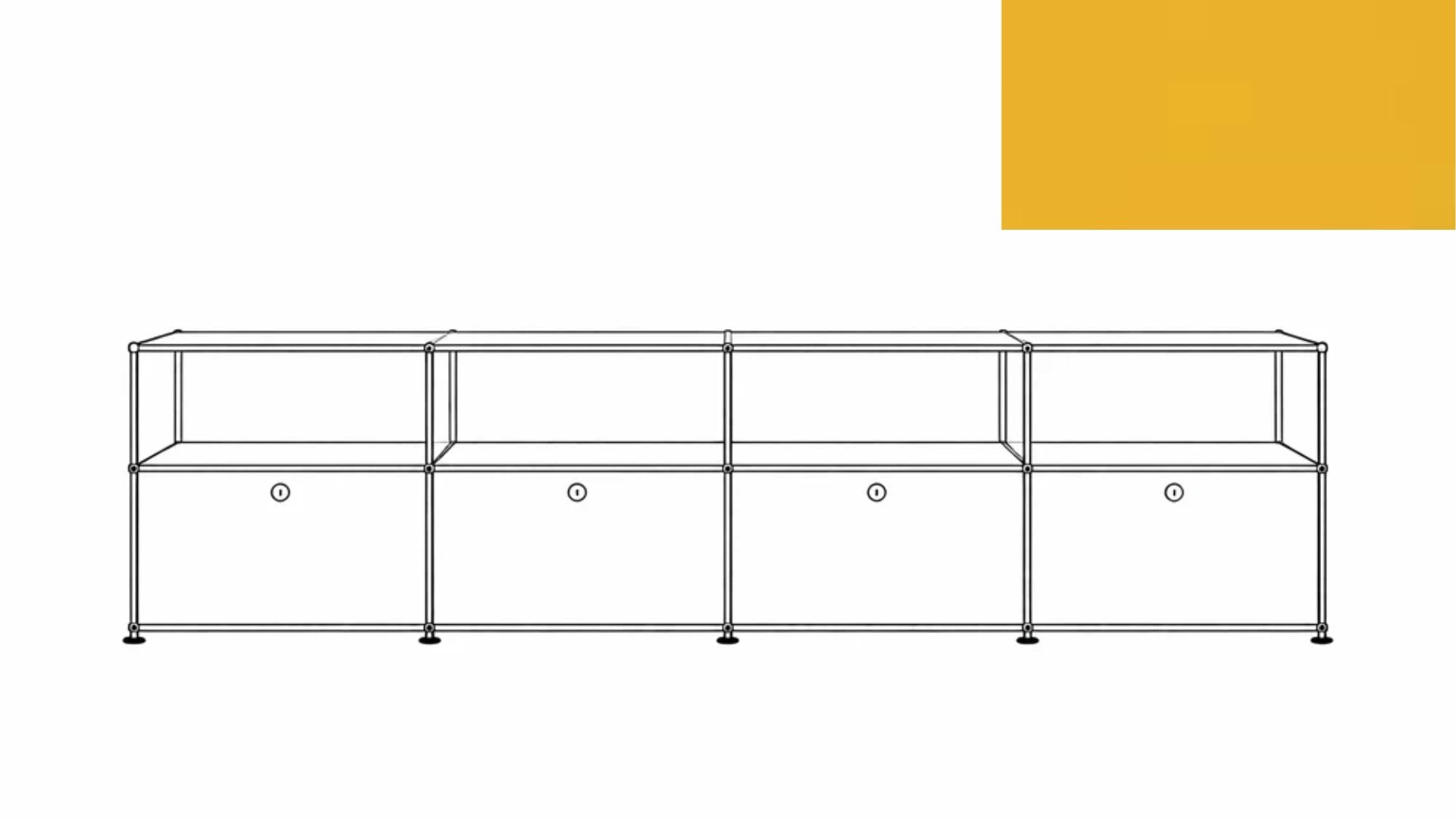 USM Haller C2AF File Credenza