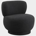 Calais Boucle Fabric Upholstered Accent Chair