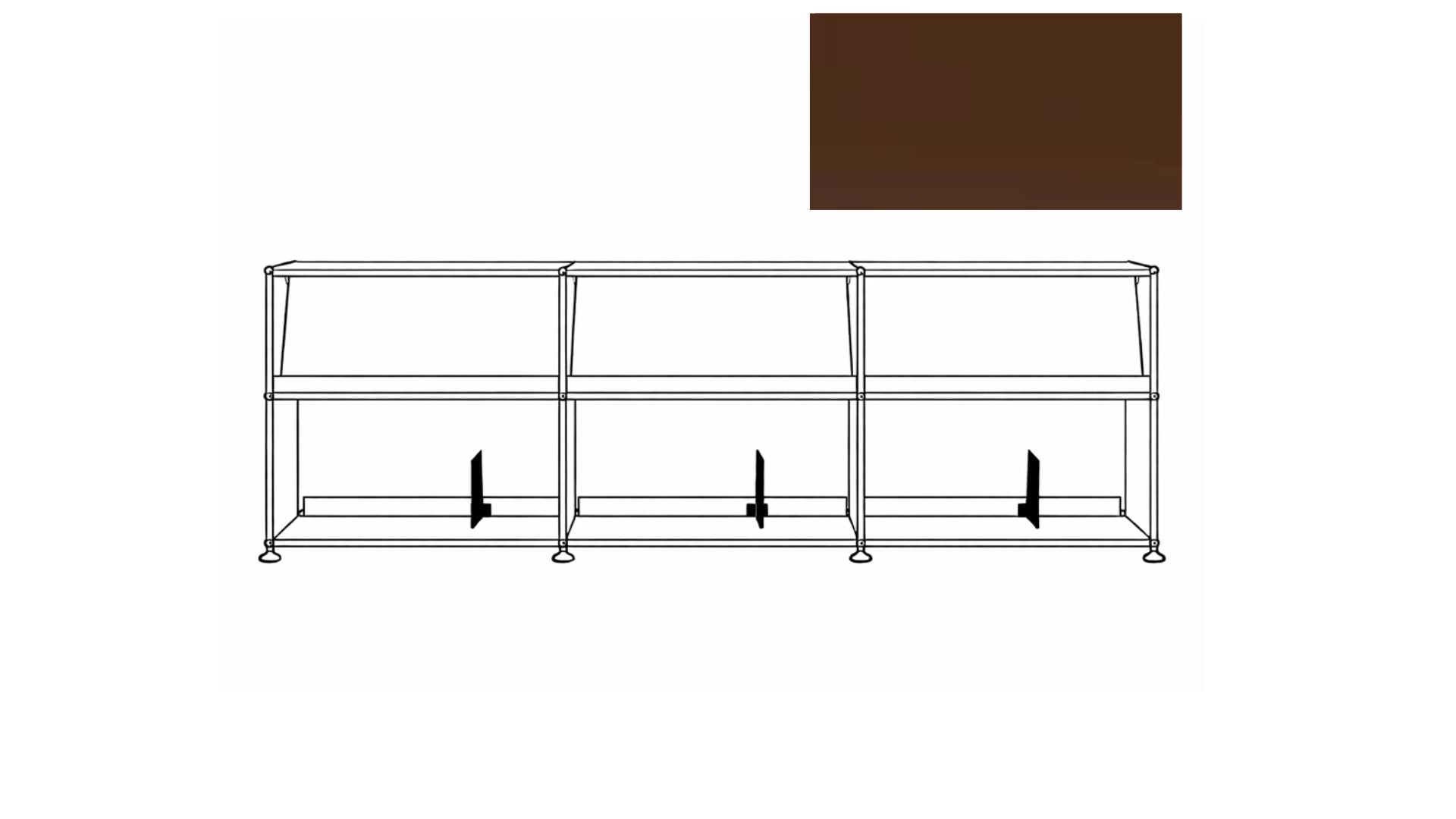 USM X Symbol Vinyl Display Cabinet
