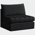Jacob Velvet Upholstered Armless Modular Chair