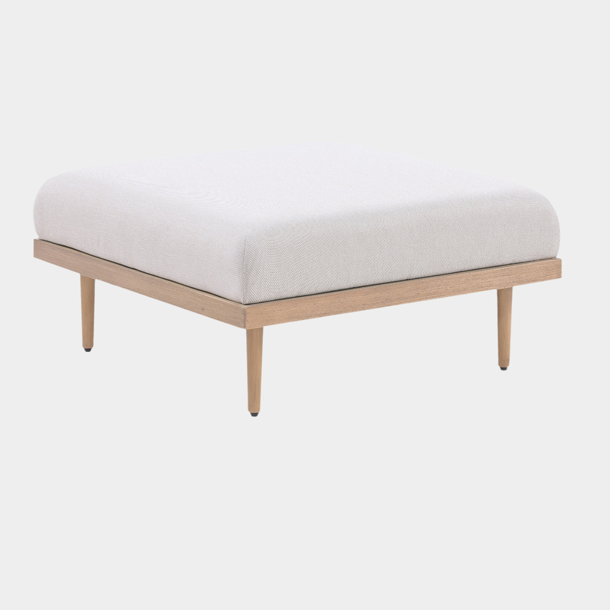 Laguna Resilient Water Resistant Fabric Upholstered Outdoor Patio Ottoman