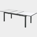 Nizuc 77" Aluminum Outdoor Patio Extendable Dining Table
