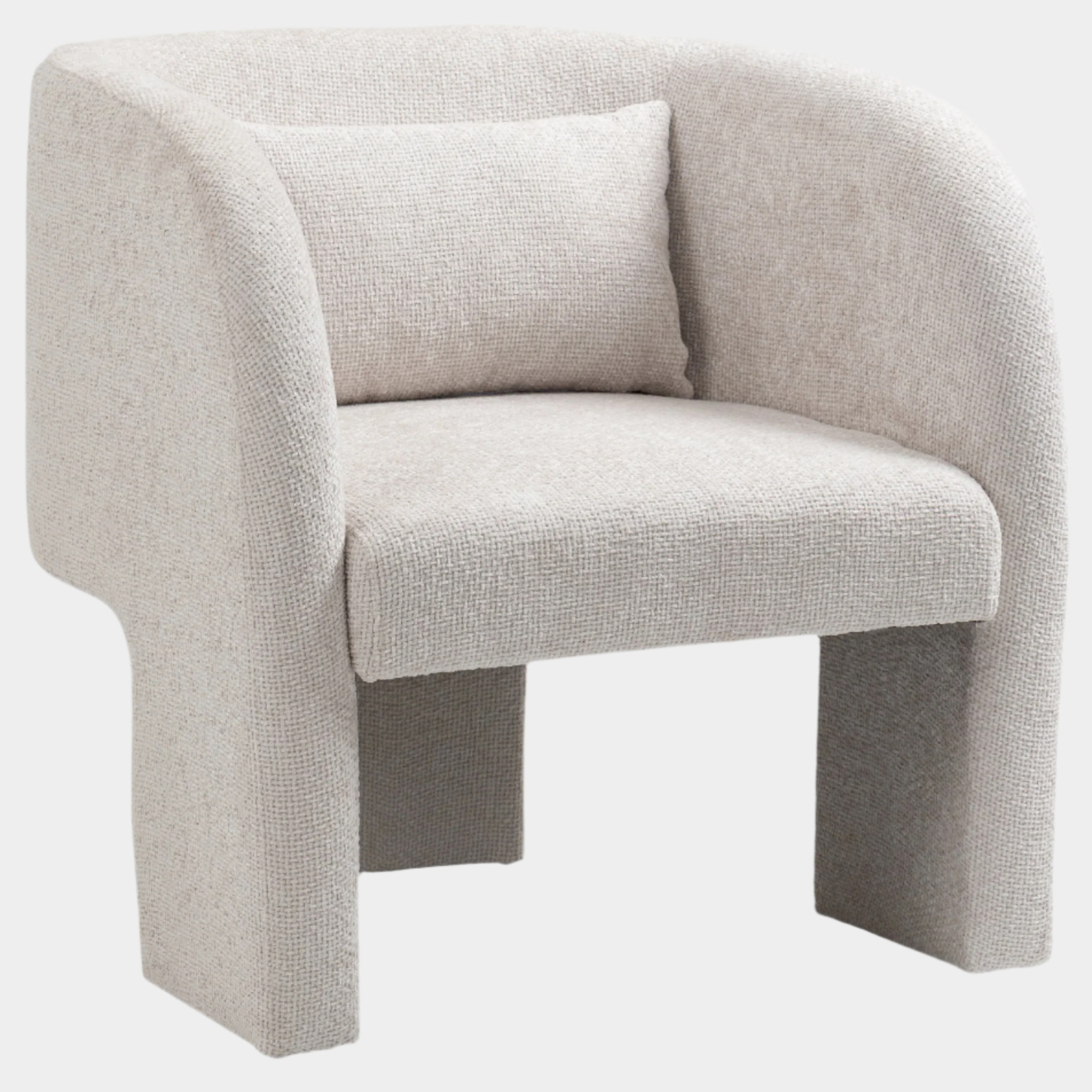 Sawyer Chenille Fabric Upholstered Accent Chair