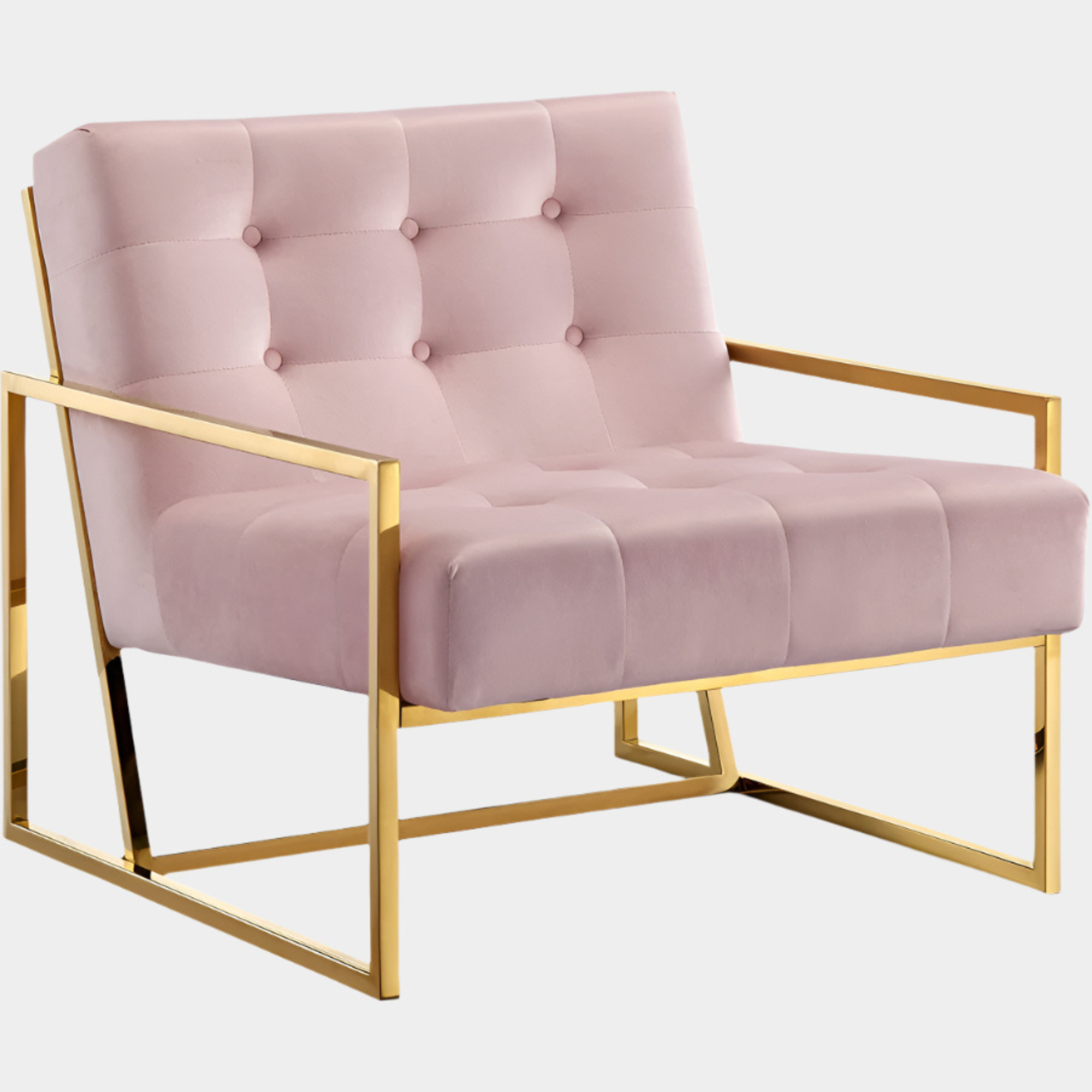 Pierre Velvet Upholstered Accent Chair