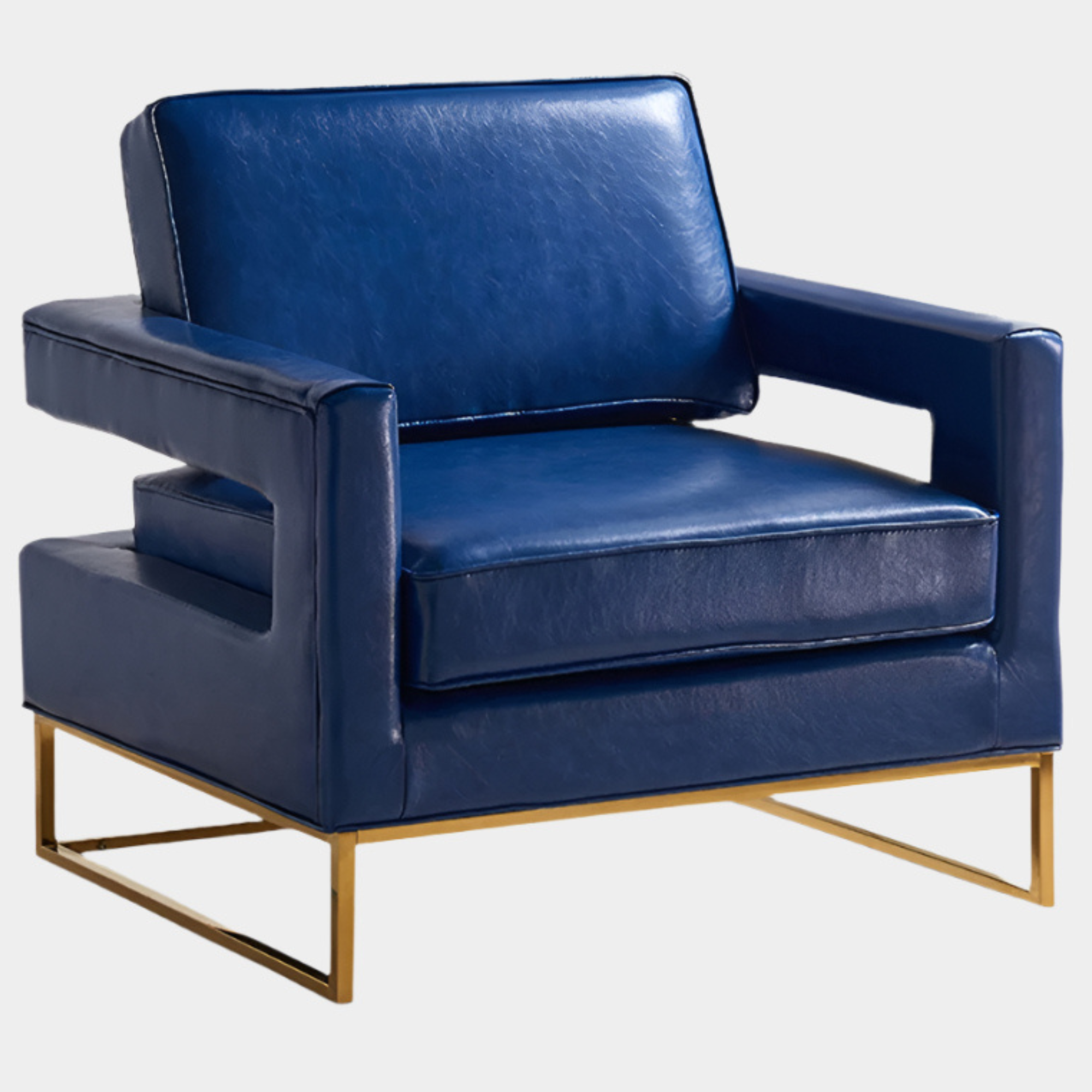 Amelia Vegan Leather Upholstered Accent Chair
