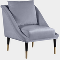 Elegante Velvet Upholstered Chair