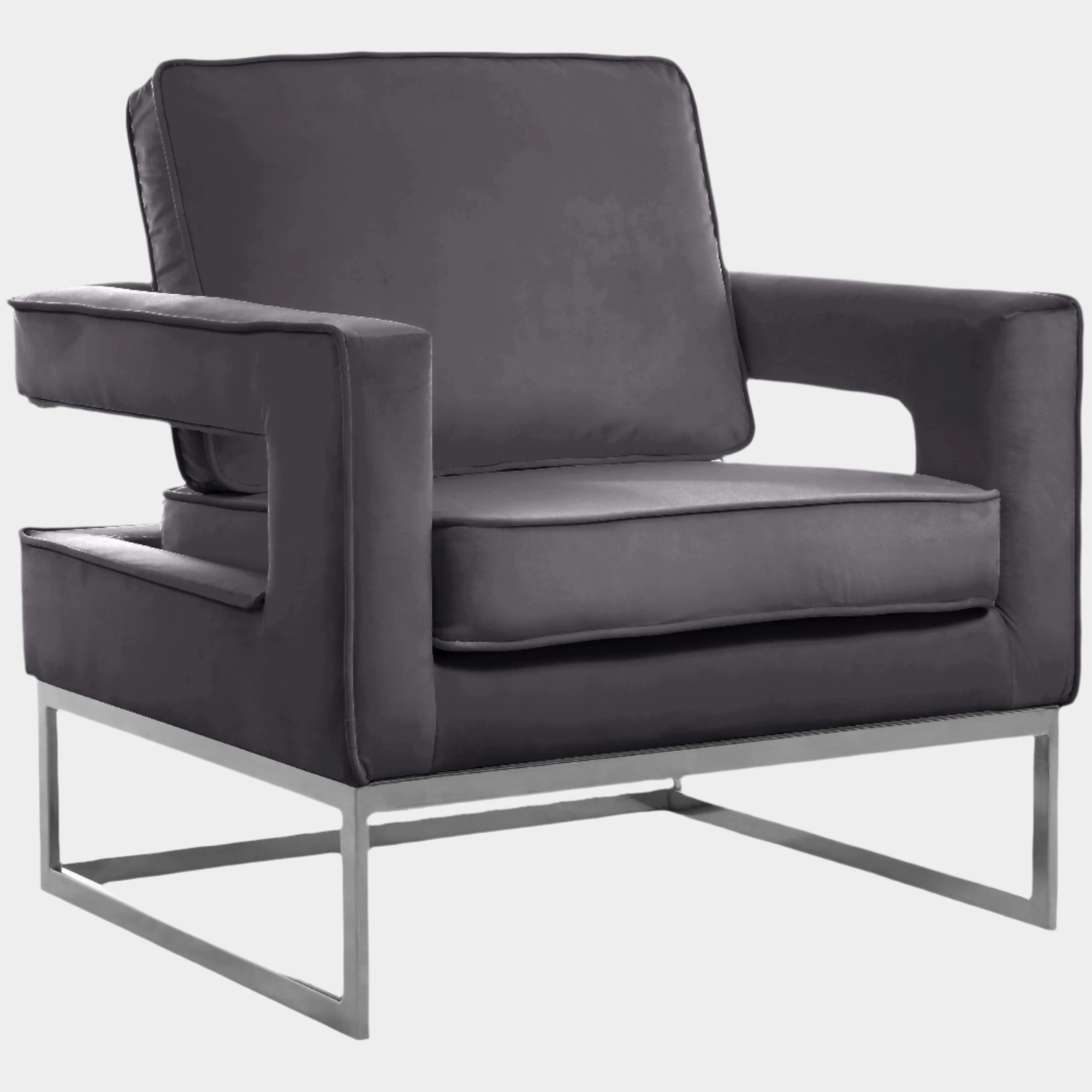 Noah Velvet Upholstered Accent Chair