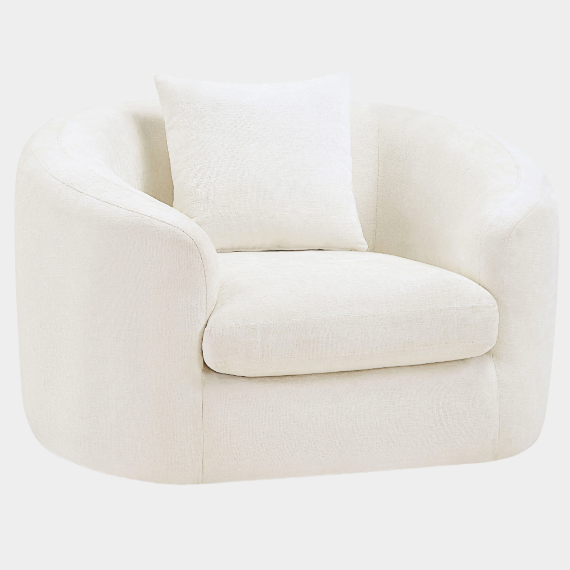 Penelope Chenille Fabric Upholstered Accent Chair