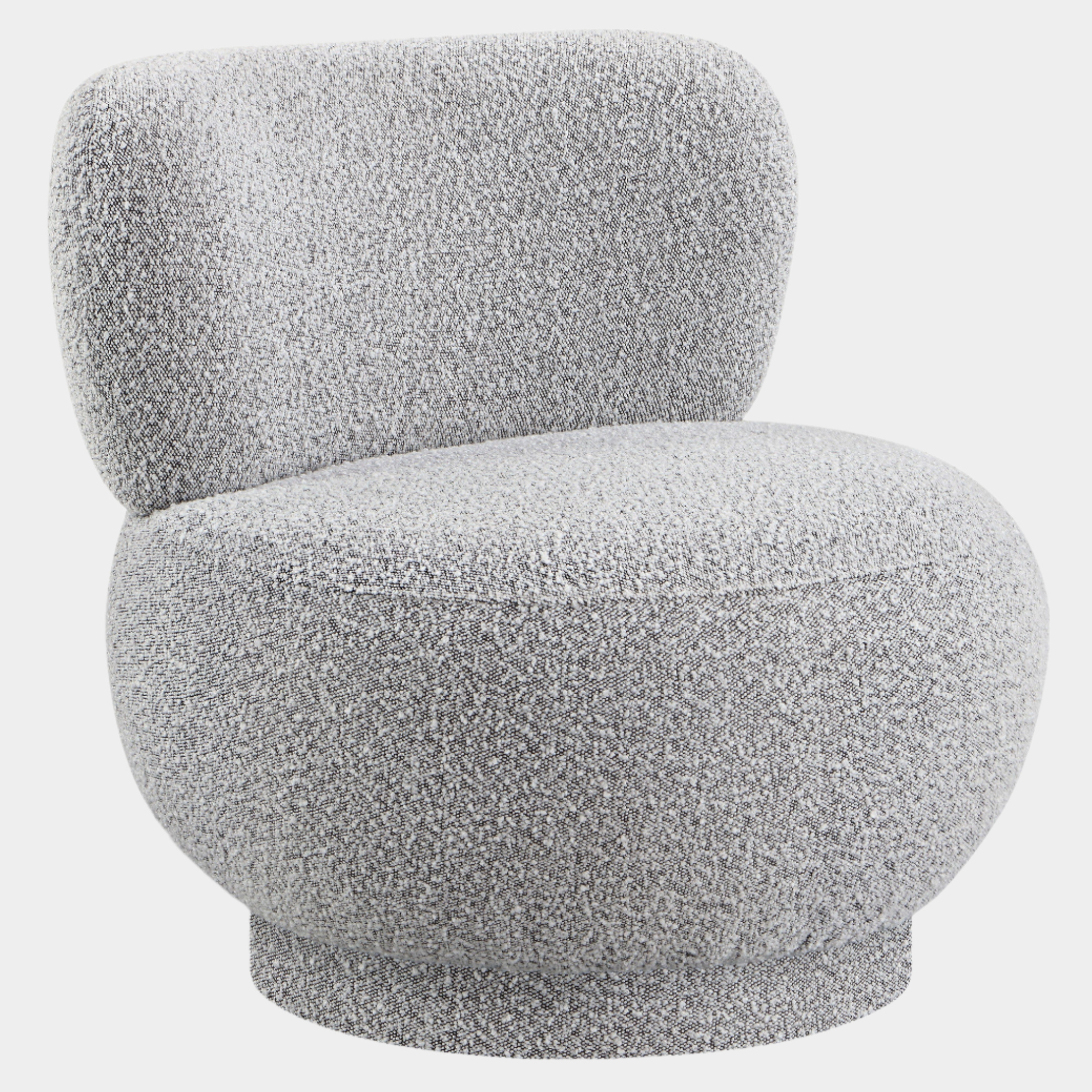 Calais Boucle Fabric Upholstered Accent Chair