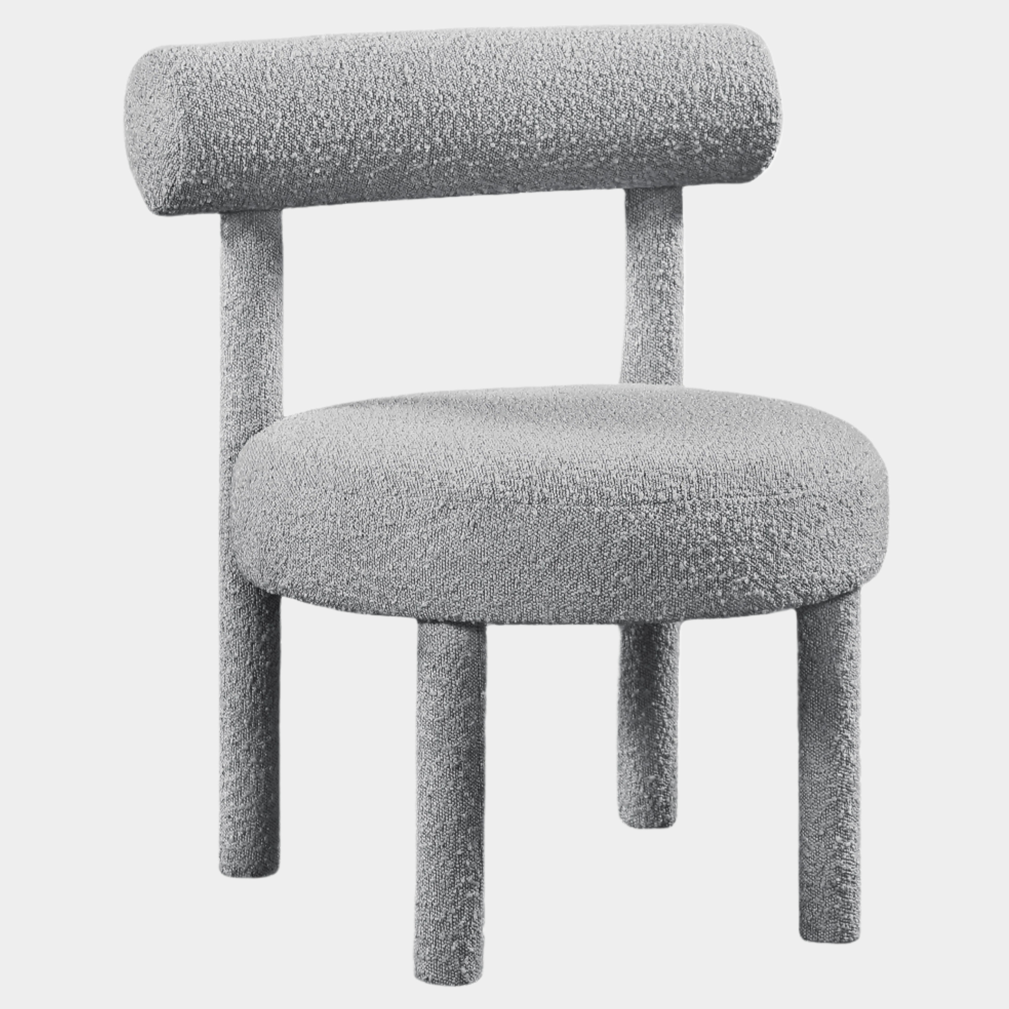 Parlor Boucle Fabric Upholstered Accent Chair