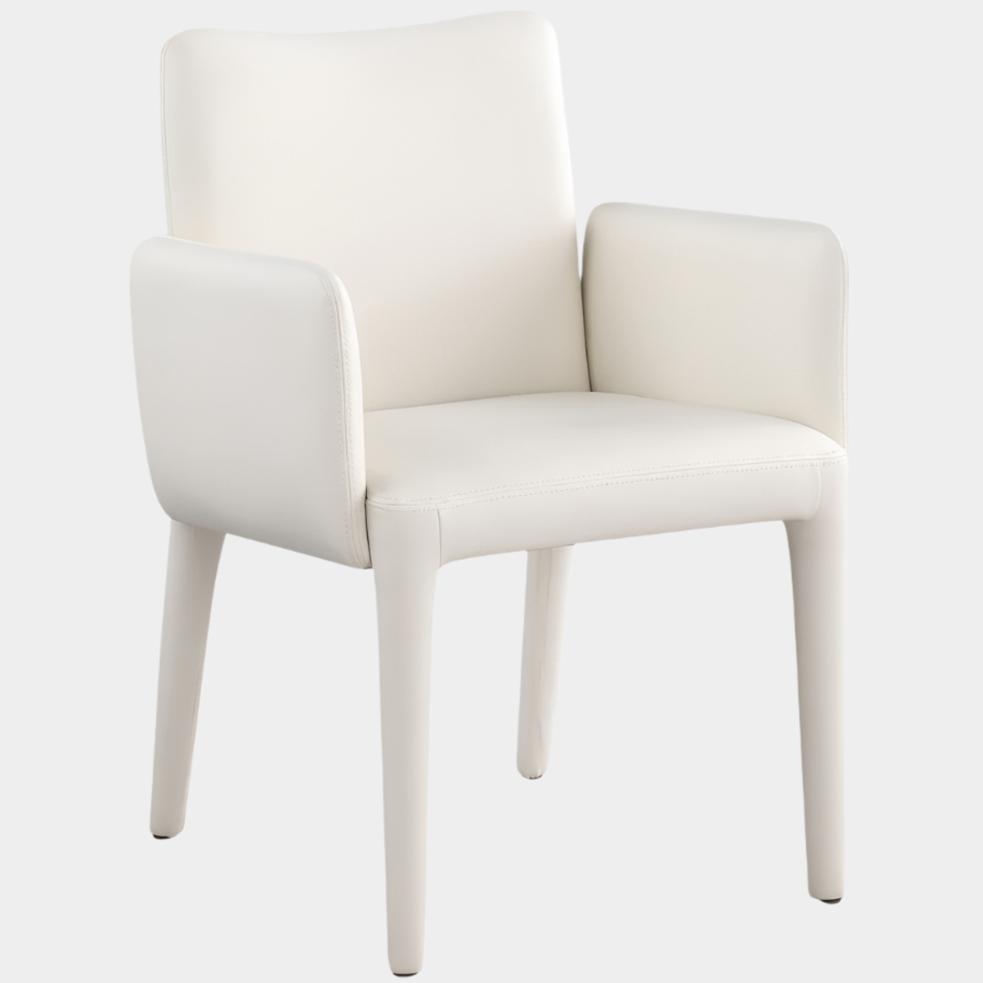 Pelle Vegan Leather Upholstered Dining Chair / Accent Chair