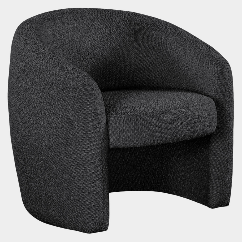 Acadia Boucle Fabric Upholstered Accent Chair