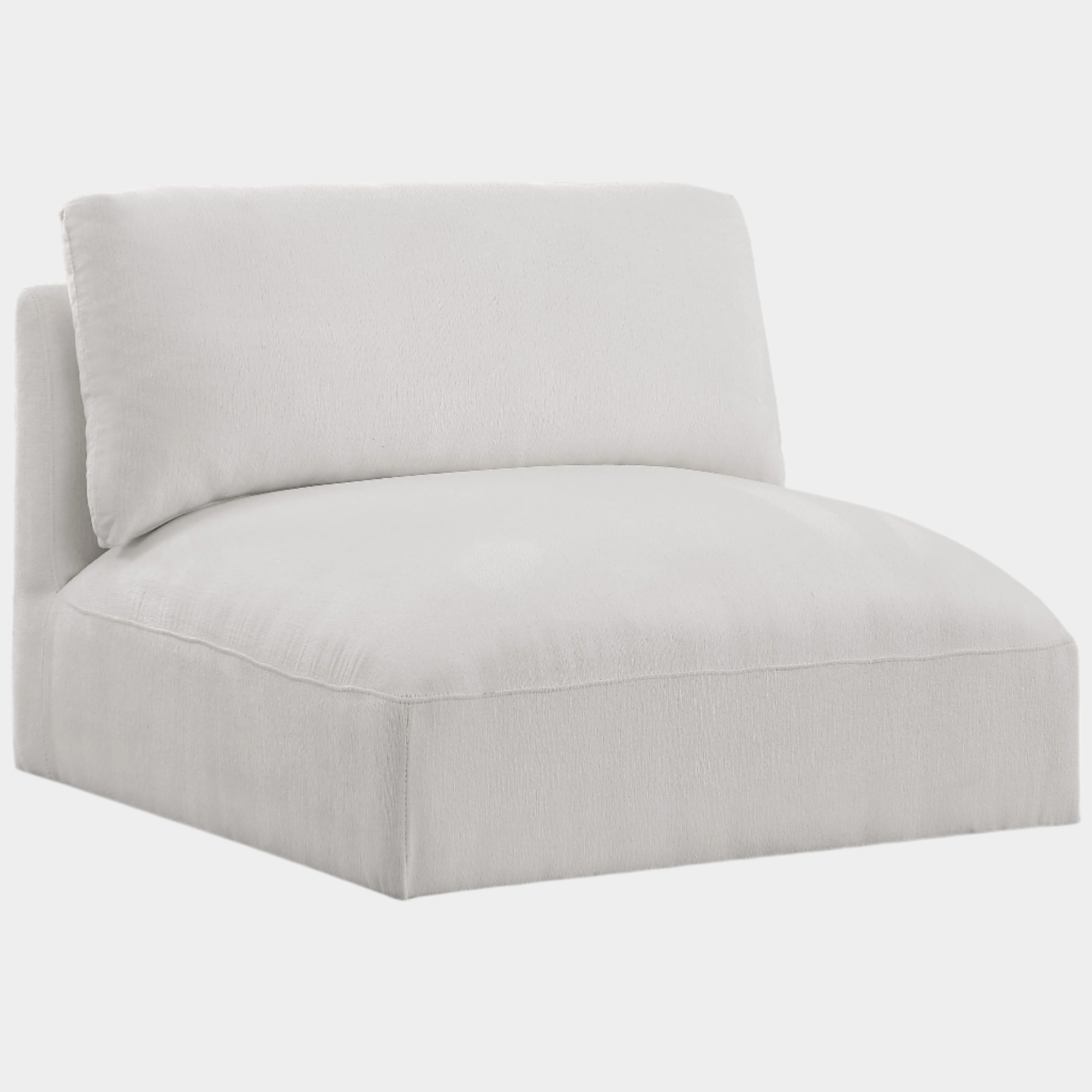 Ease Fabric Upholstered Armless Modular Chair