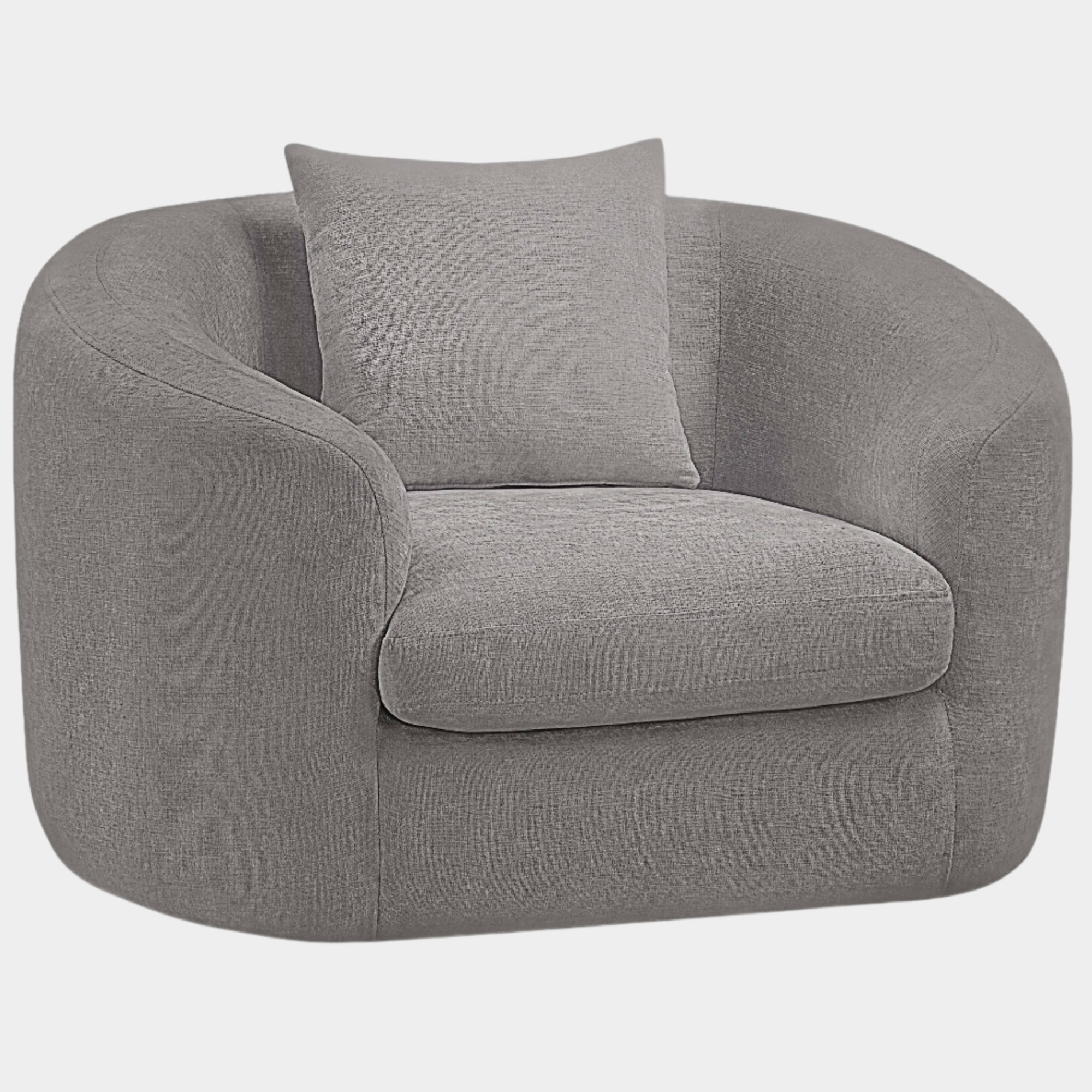 Penelope Chenille Fabric Upholstered Accent Chair