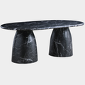 Cosenza Marble Finish Indoor / Outdoor Concrete Dining Table