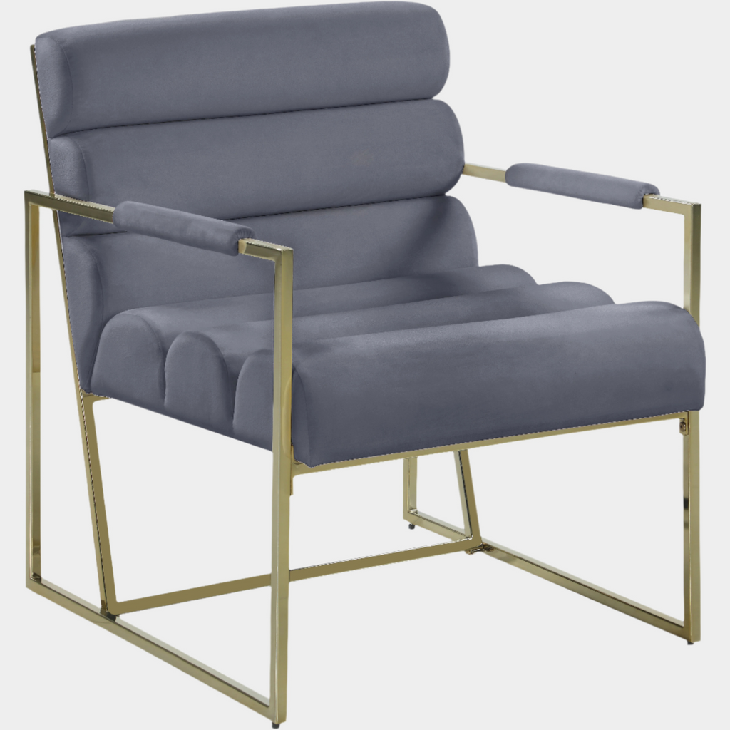 Wayne Velvet Upholstered Accent Chair