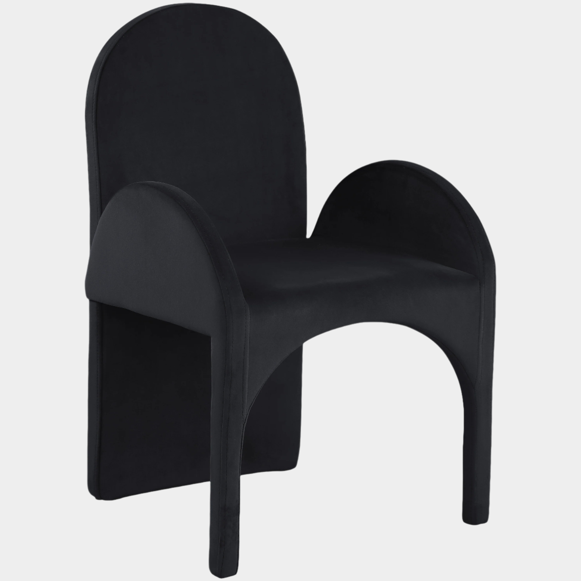 Summer Velvet Upholstered Dining Arm Chair