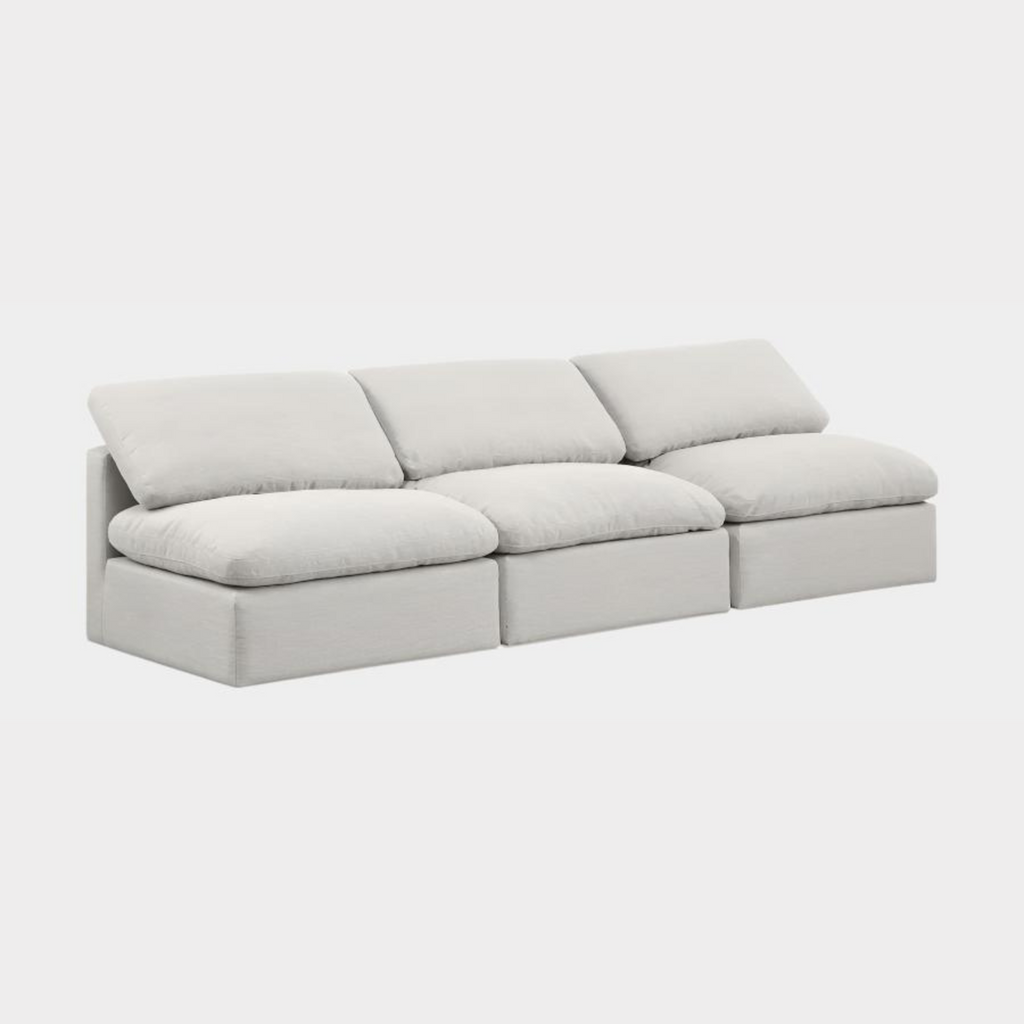Indulge Linen Textured Fabric Sofa