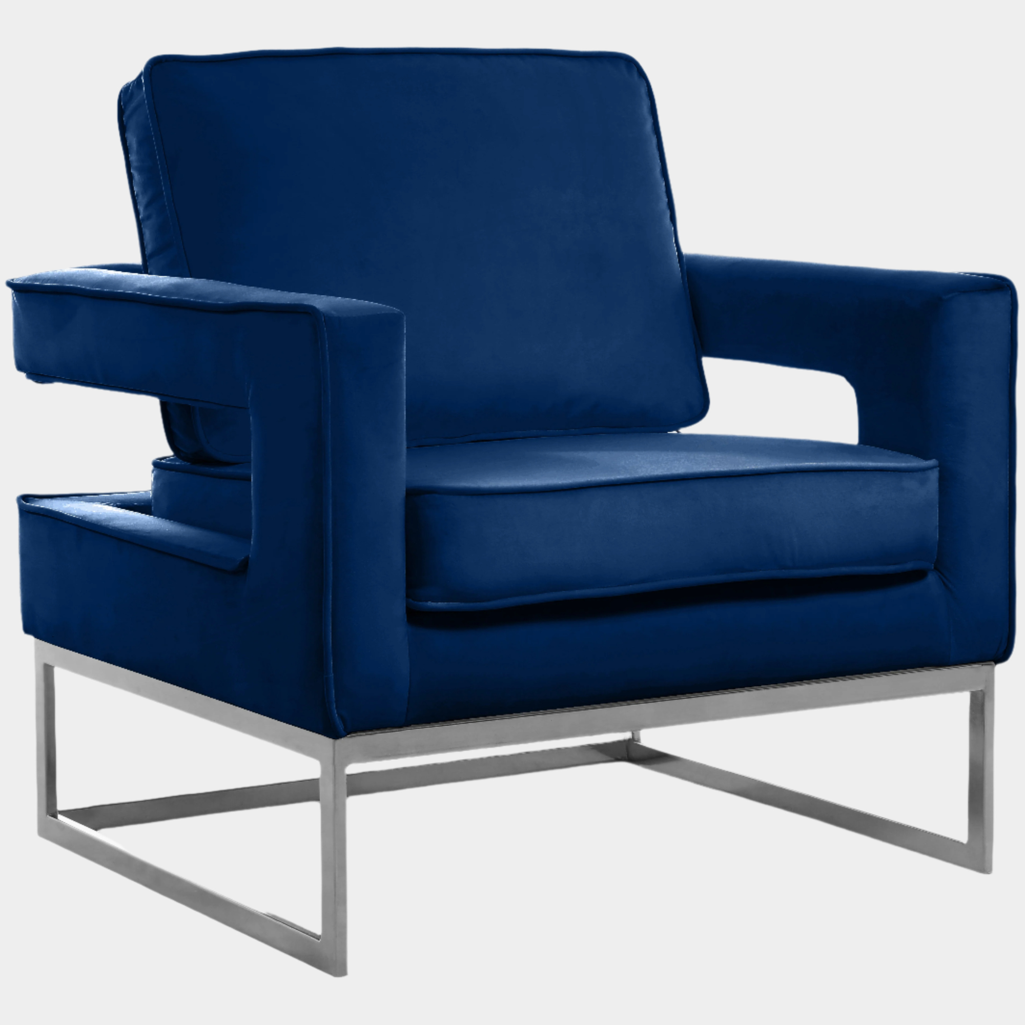 Noah Velvet Upholstered Accent Chair