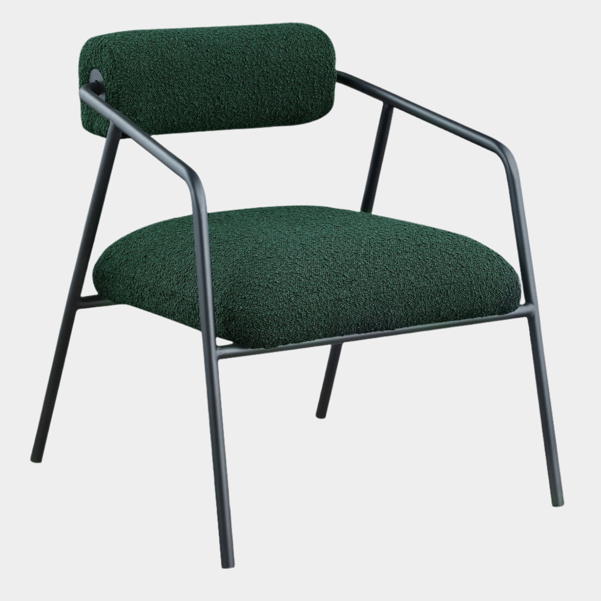 Carly Boucle Fabric Upholstered Accent Chair