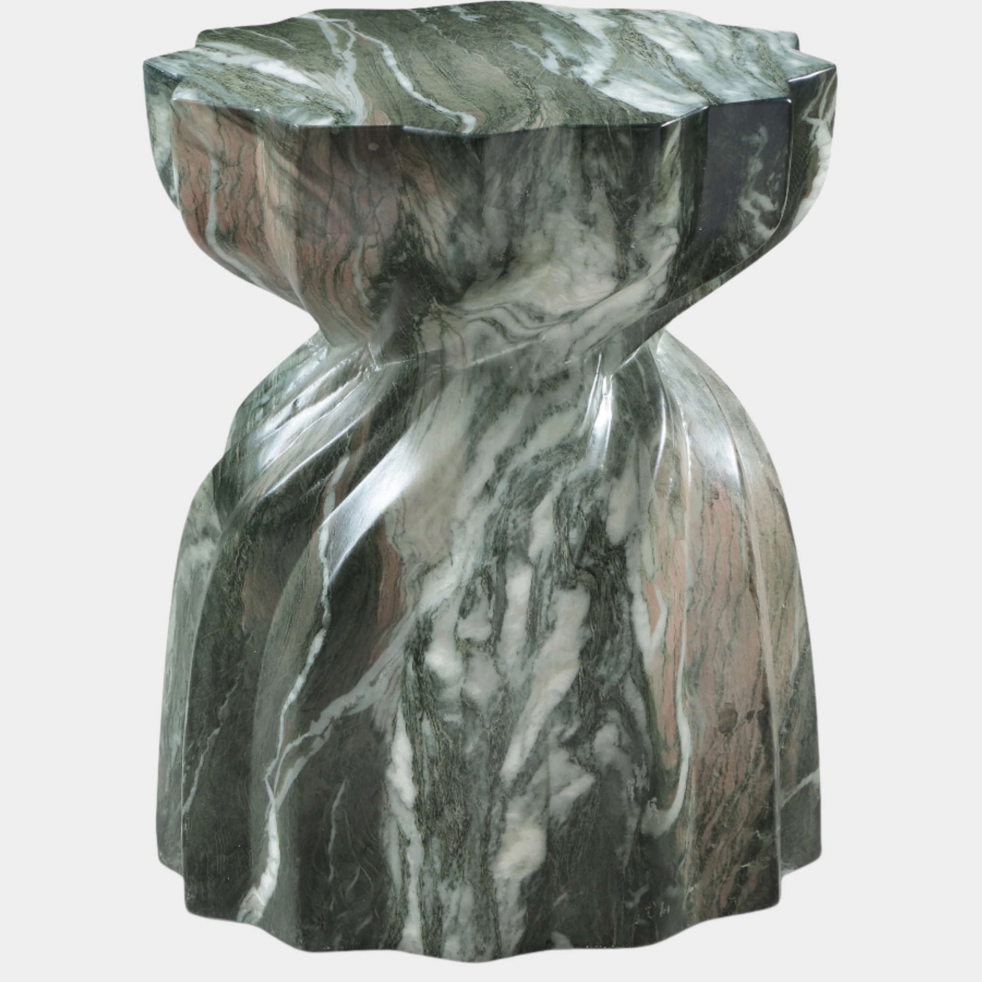 Caserta Marble Finish Indoor / Outdoor Concrete End Table