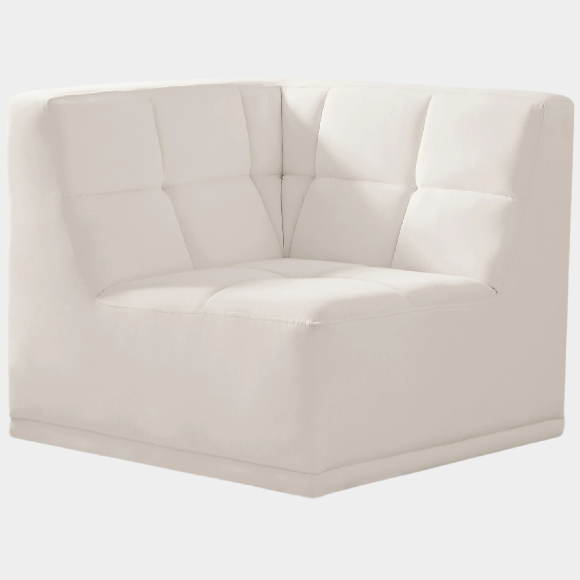 Relax Velvet Upholstered Corner Modular Chair