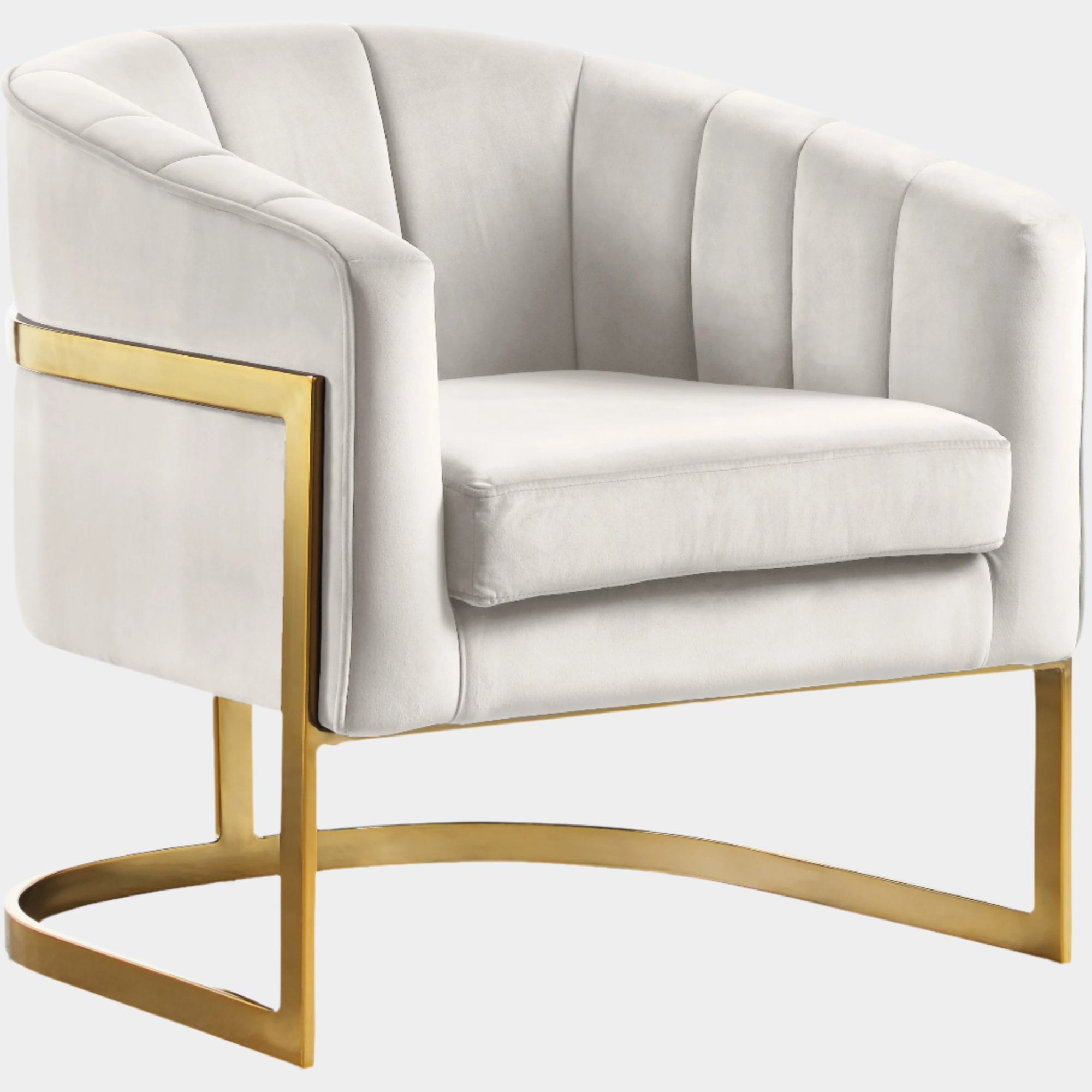 Carter Velvet Upholstered Accent Chair