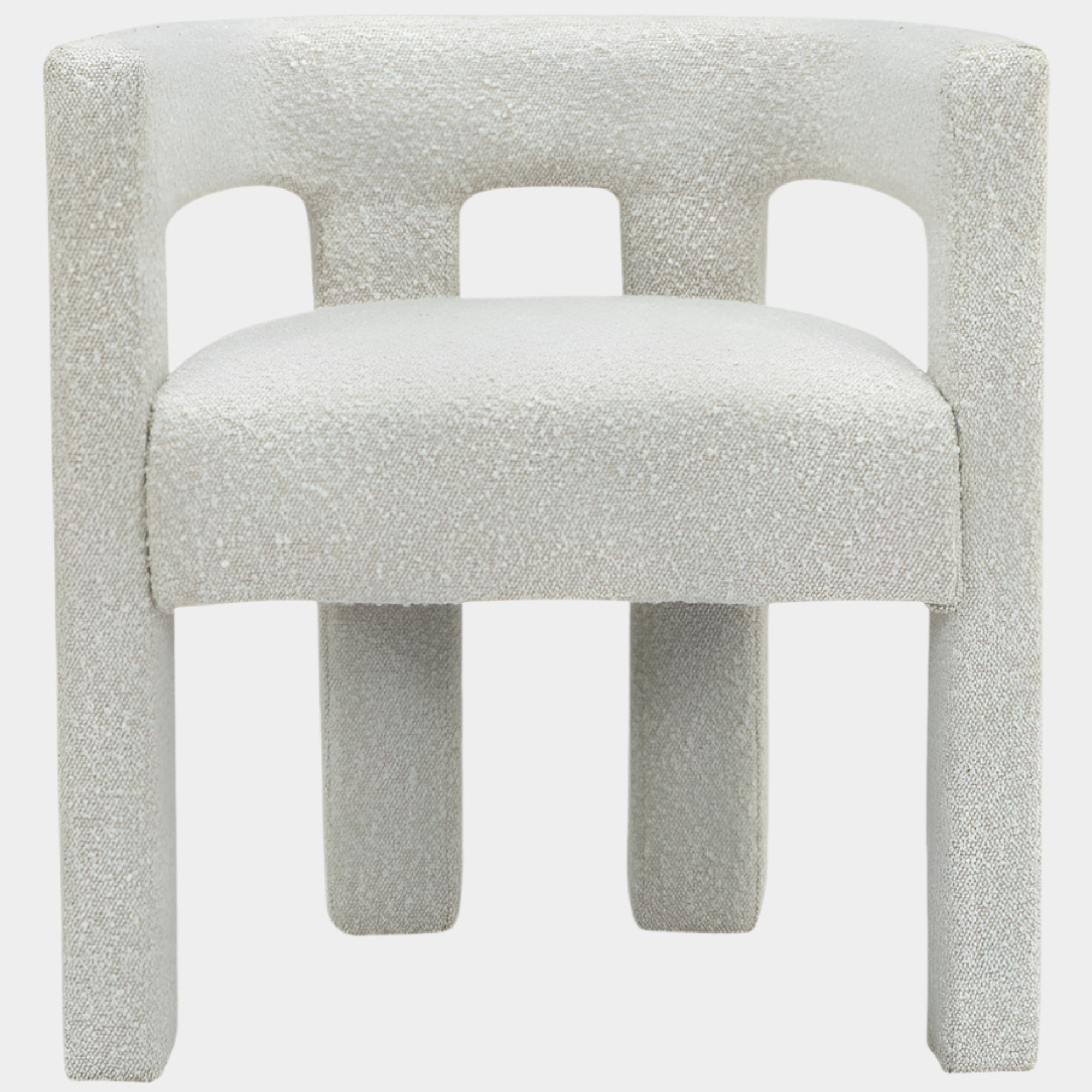 Athena Boucle Fabric Upholstered Accent | Dining Chair