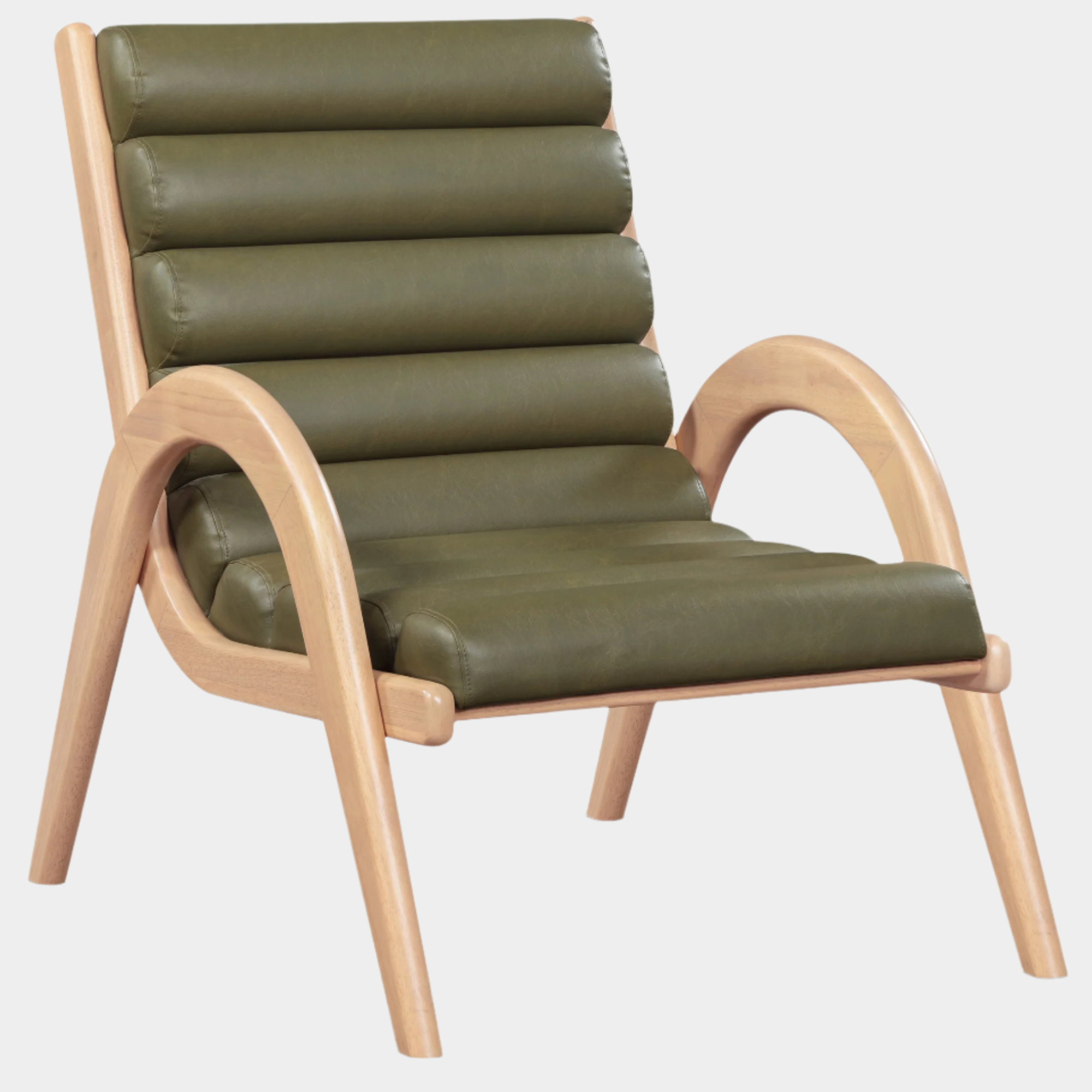 Randal Vegan Leather Upholstered Accent Chair