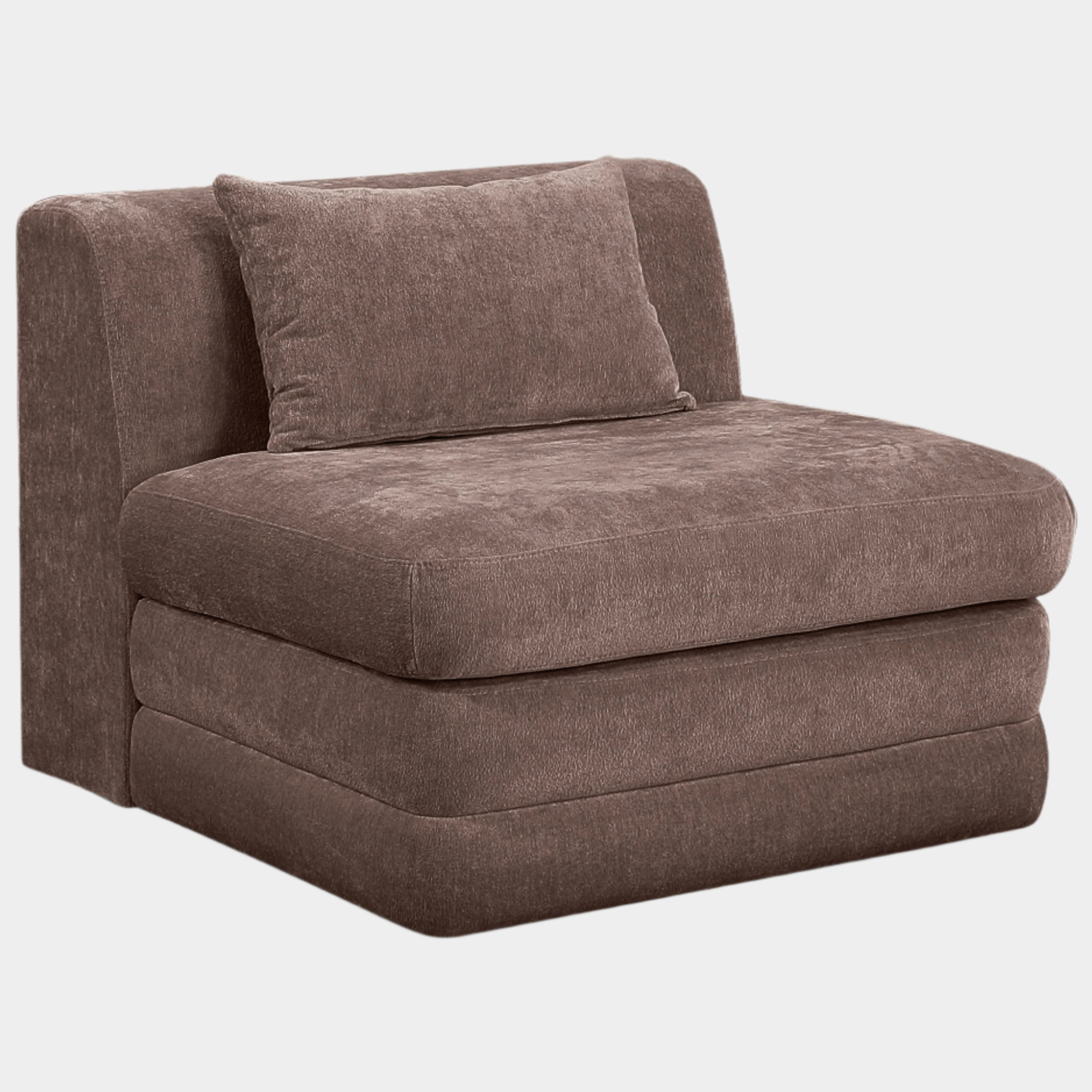 Stellar Chenille Fabric Upholstered Modular Accent Chair