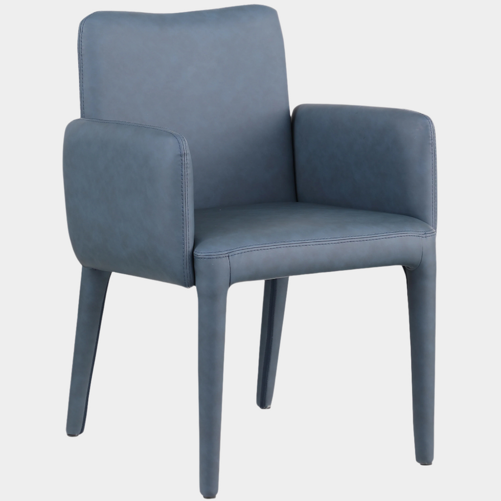 Pelle Vegan Leather Upholstered Dining Chair / Accent Chair