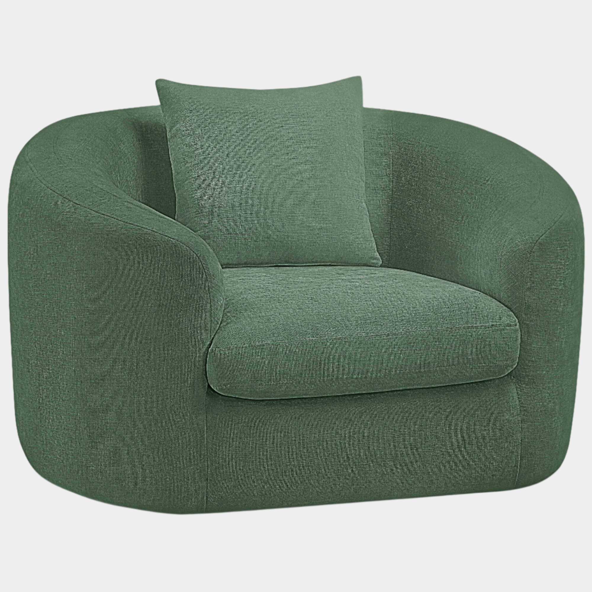 Penelope Chenille Fabric Upholstered Accent Chair