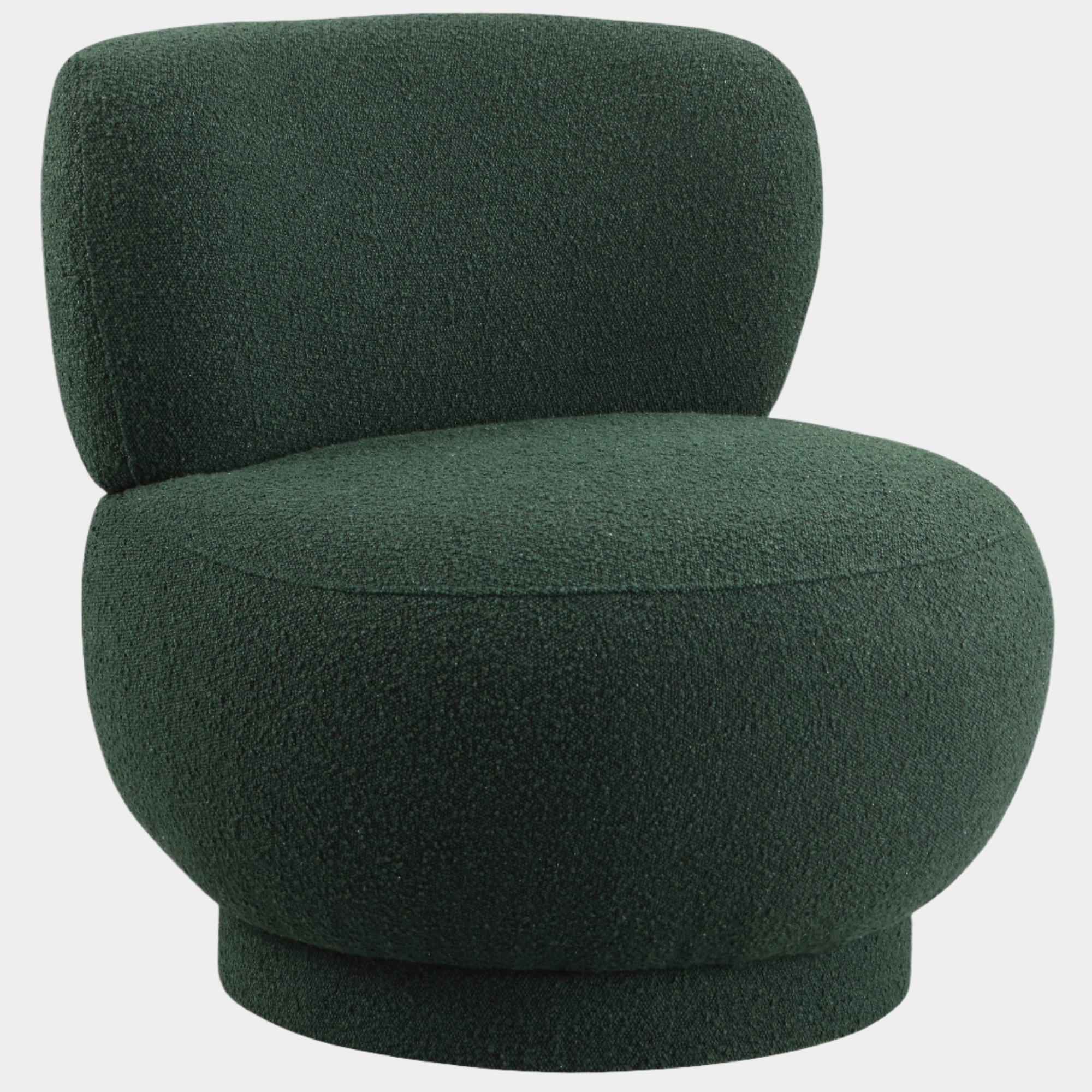 Calais Boucle Fabric Upholstered Accent Chair