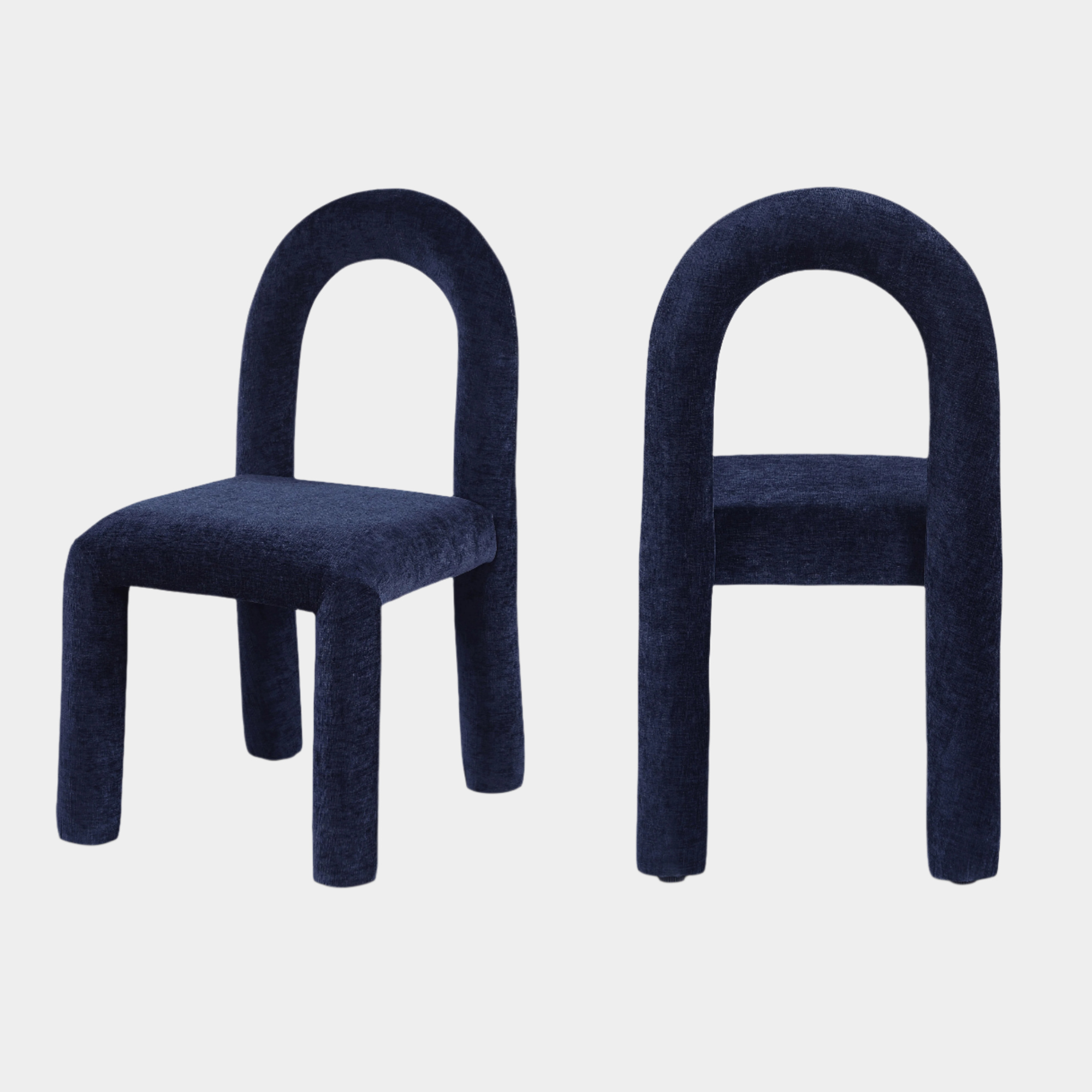 Amari Chenille Fabric Upholstered Dining Chair