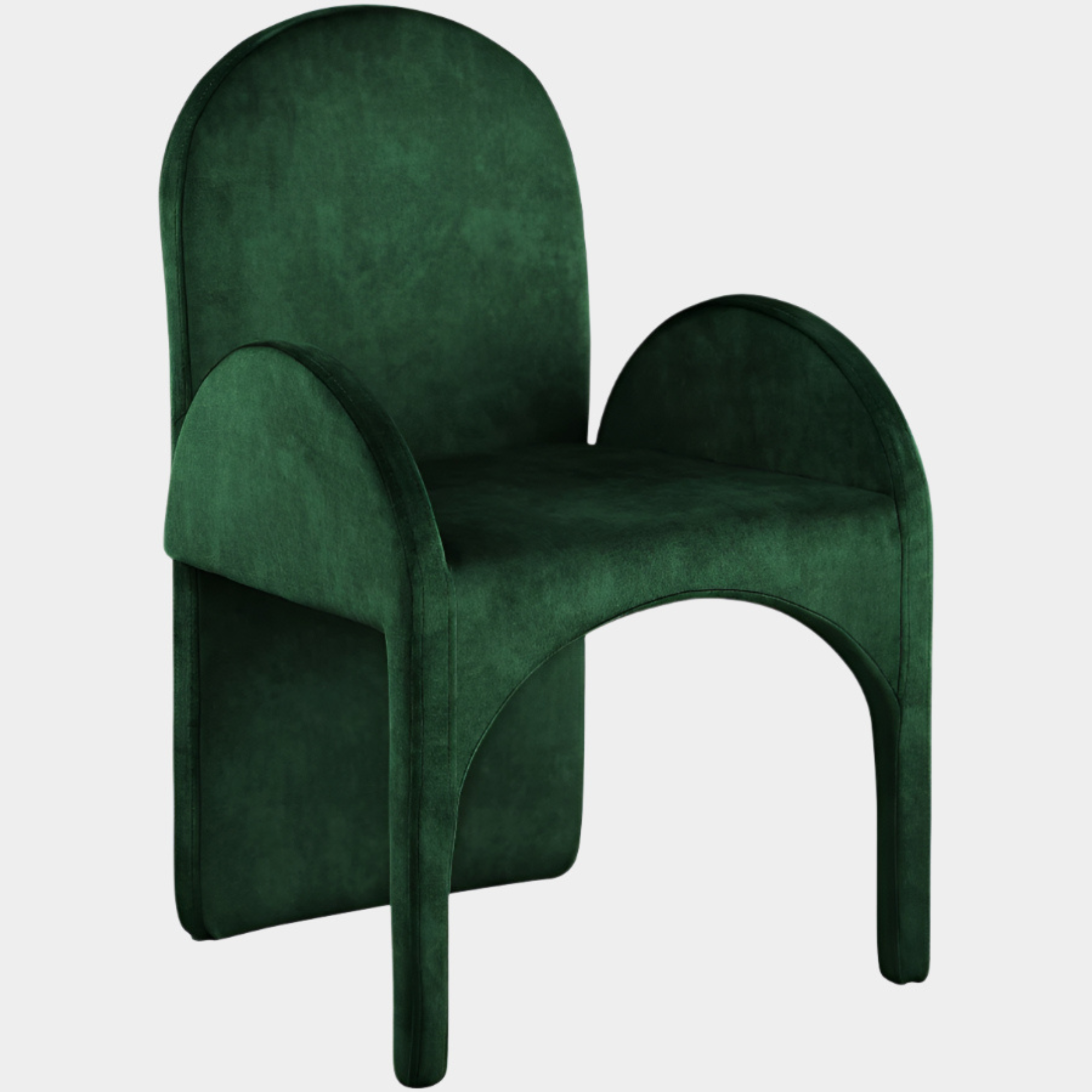 Summer Velvet Upholstered Dining Arm Chair