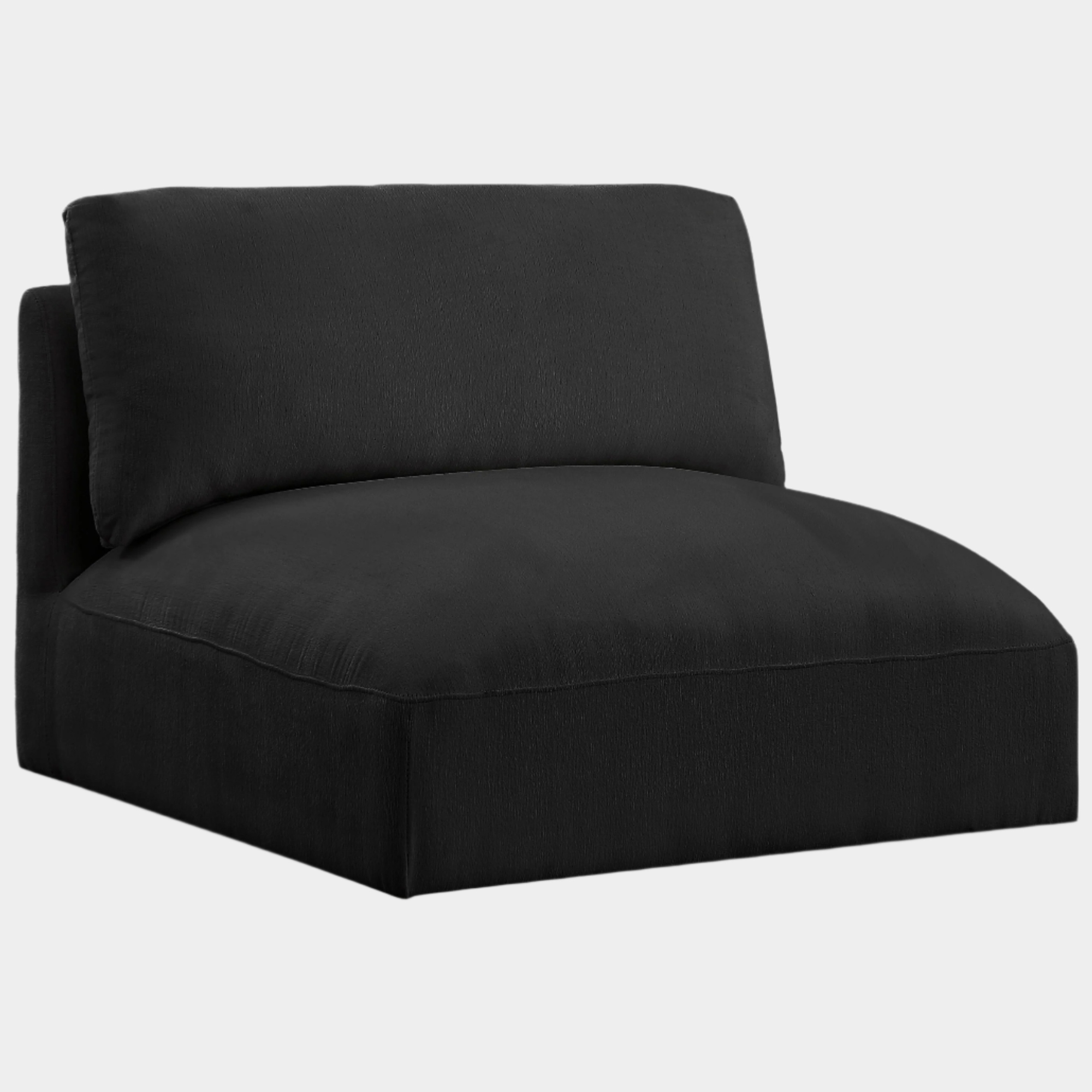Ease Fabric Upholstered Armless Modular Chair