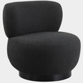 Calais Boucle Fabric Upholstered Accent Chair
