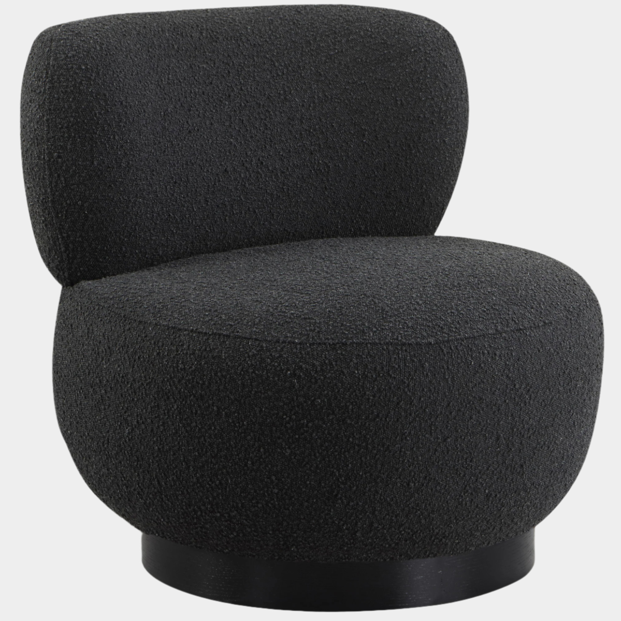 Calais Boucle Fabric Upholstered Accent Chair
