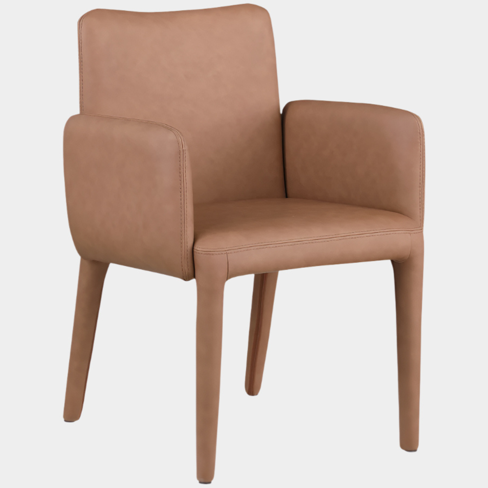 Pelle Vegan Leather Upholstered Dining Chair / Accent Chair