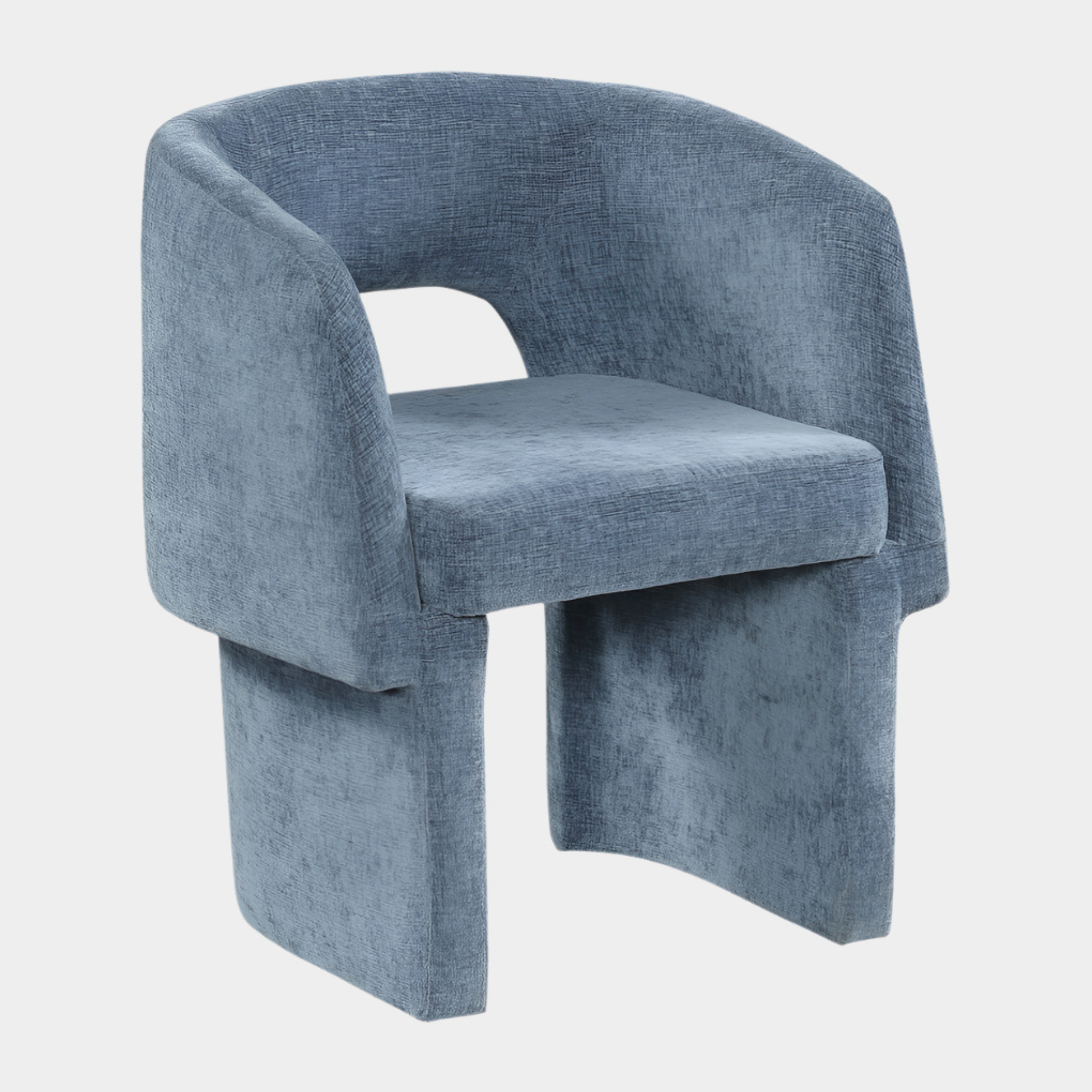Emmet Chenille Fabric Upholstered Dining Chair / Accent Chair