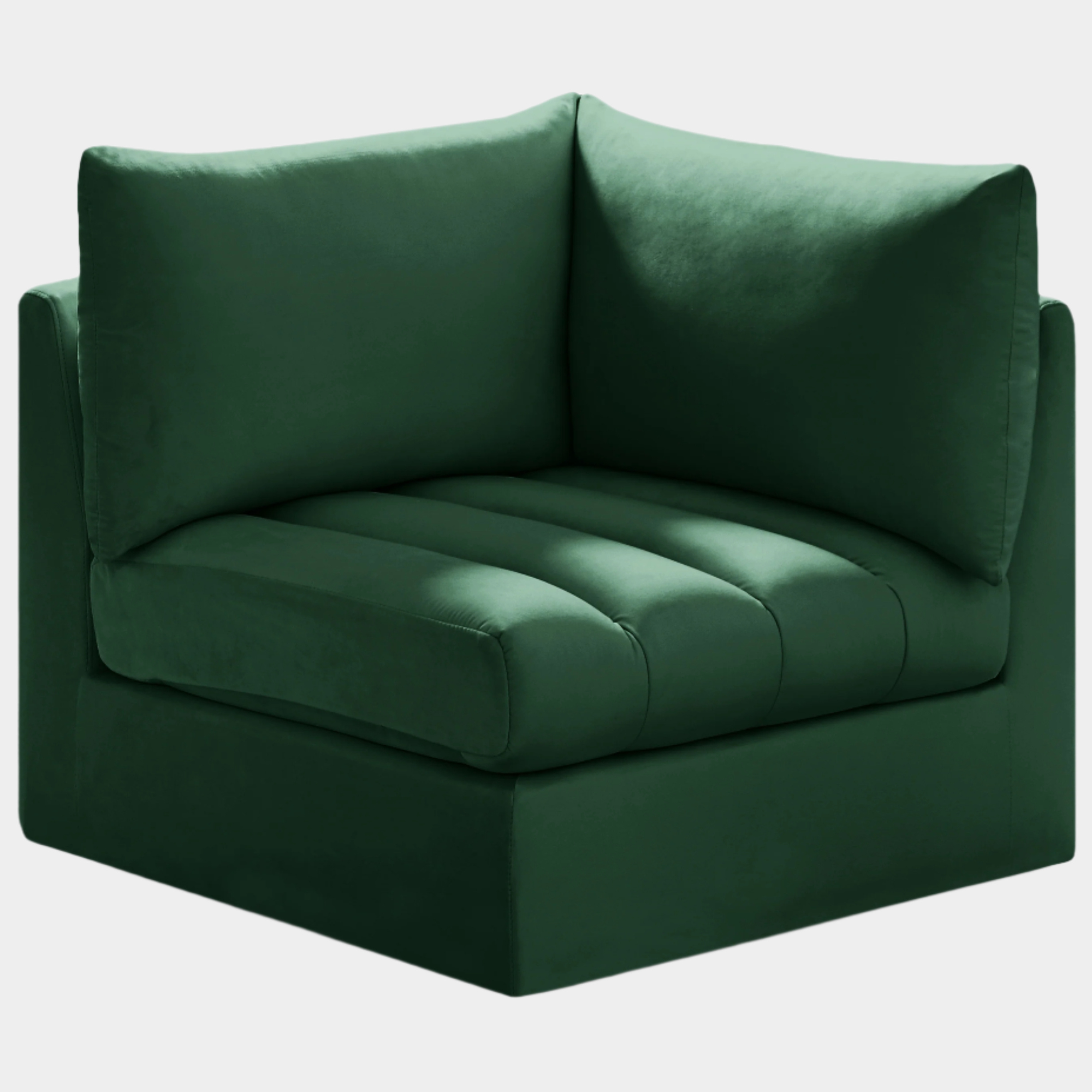 Jacob Velvet Upholstered Corner Modular Chair