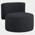 Como Boucle Fabric Upholstered Accent Chair