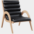 Randal Vegan Leather Upholstered Accent Chair