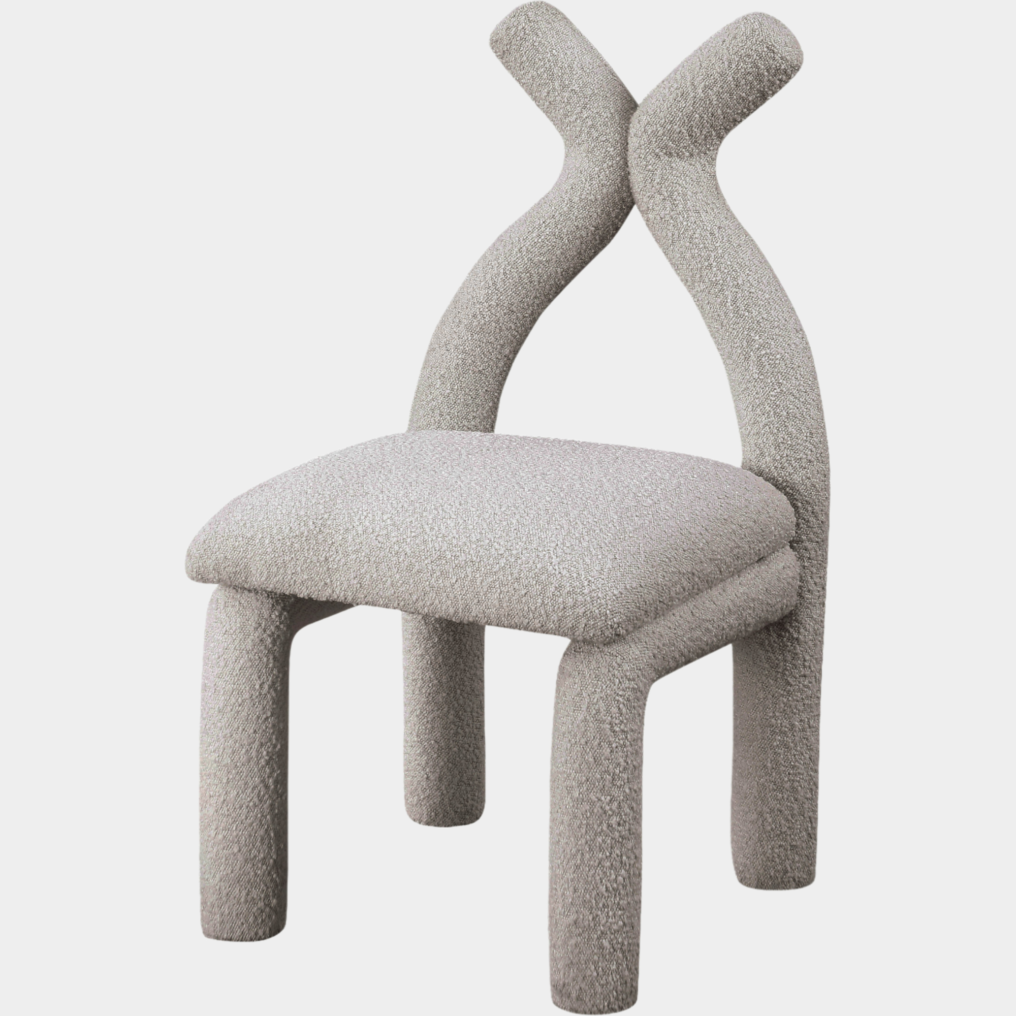 Xena Boucle Fabric Upholstered Accent Chair / Dining Chair