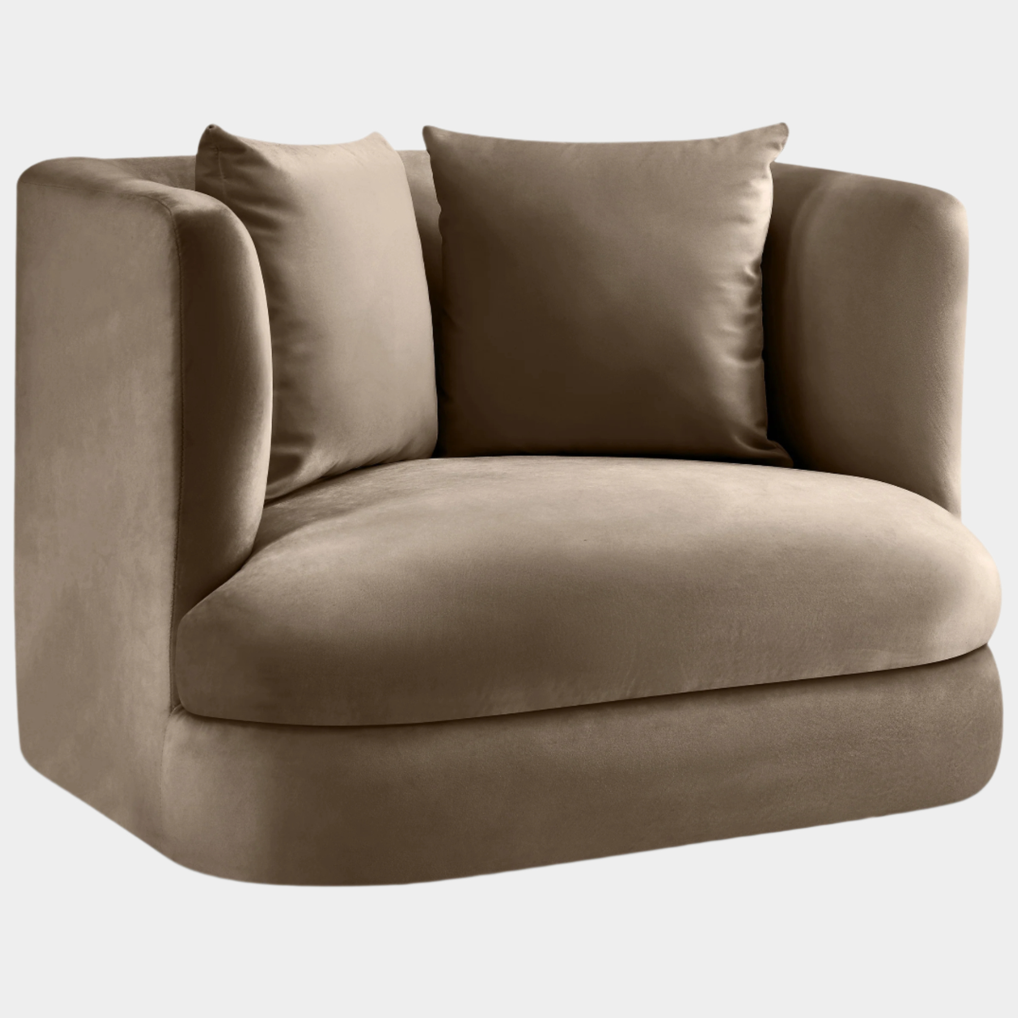 Alder Velvet Upholstered Accent Chair
